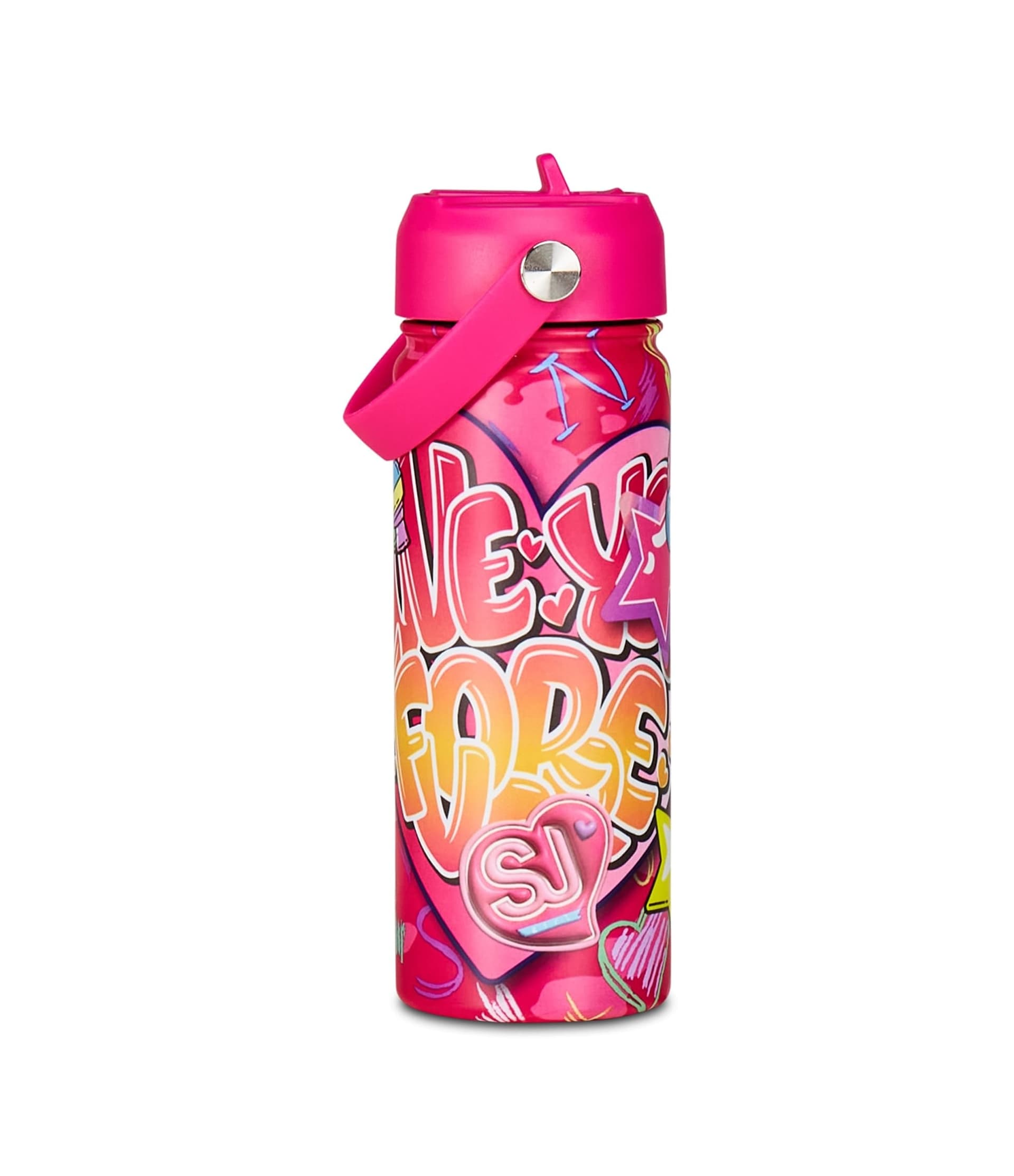 SJ GANG STYLE JAM GANG Borraccia Termica in Acciao Inox, Fucsia, 0,5 L - 3