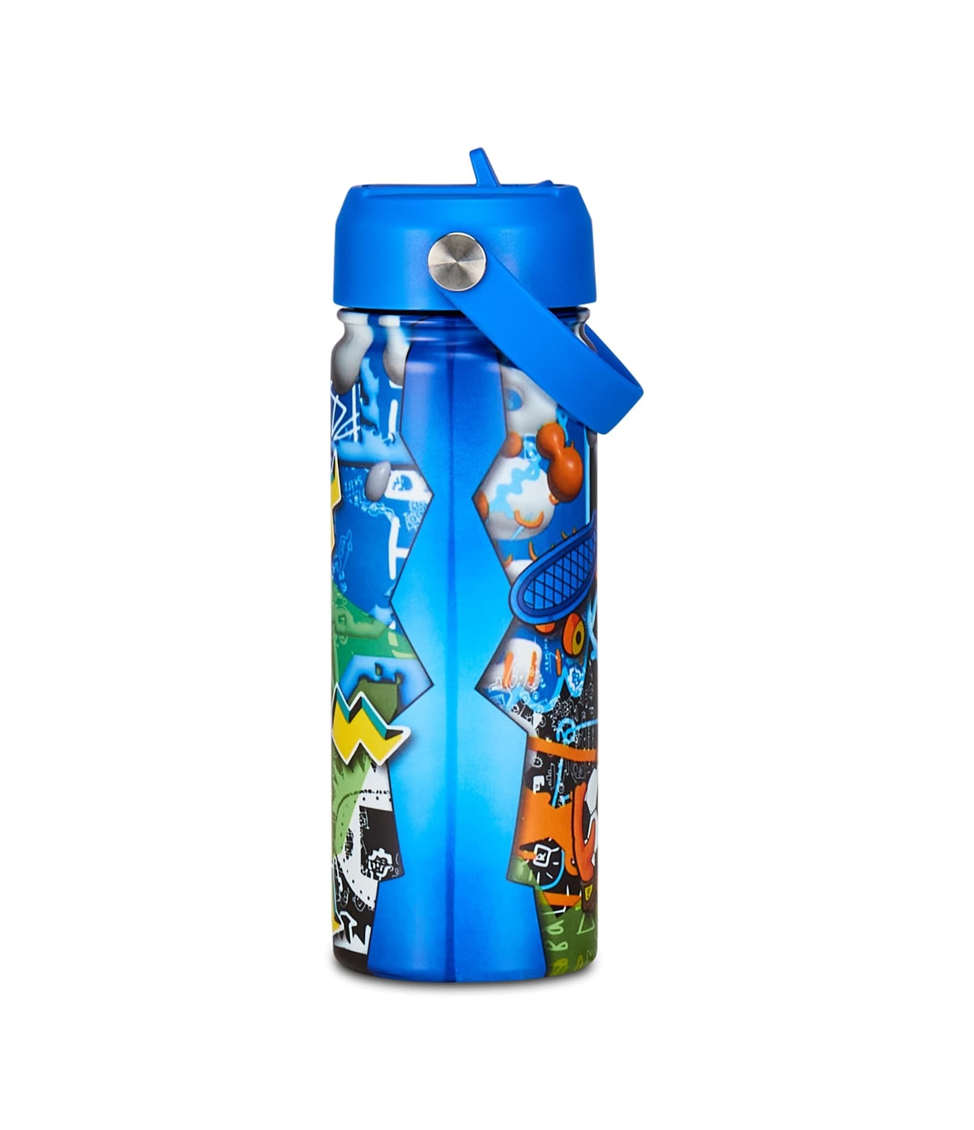 SJ GANG STYLE JAM GANG Borraccia Termica in Acciao Inox, Blu Arancio, 0,5 L (Pallone) - 2