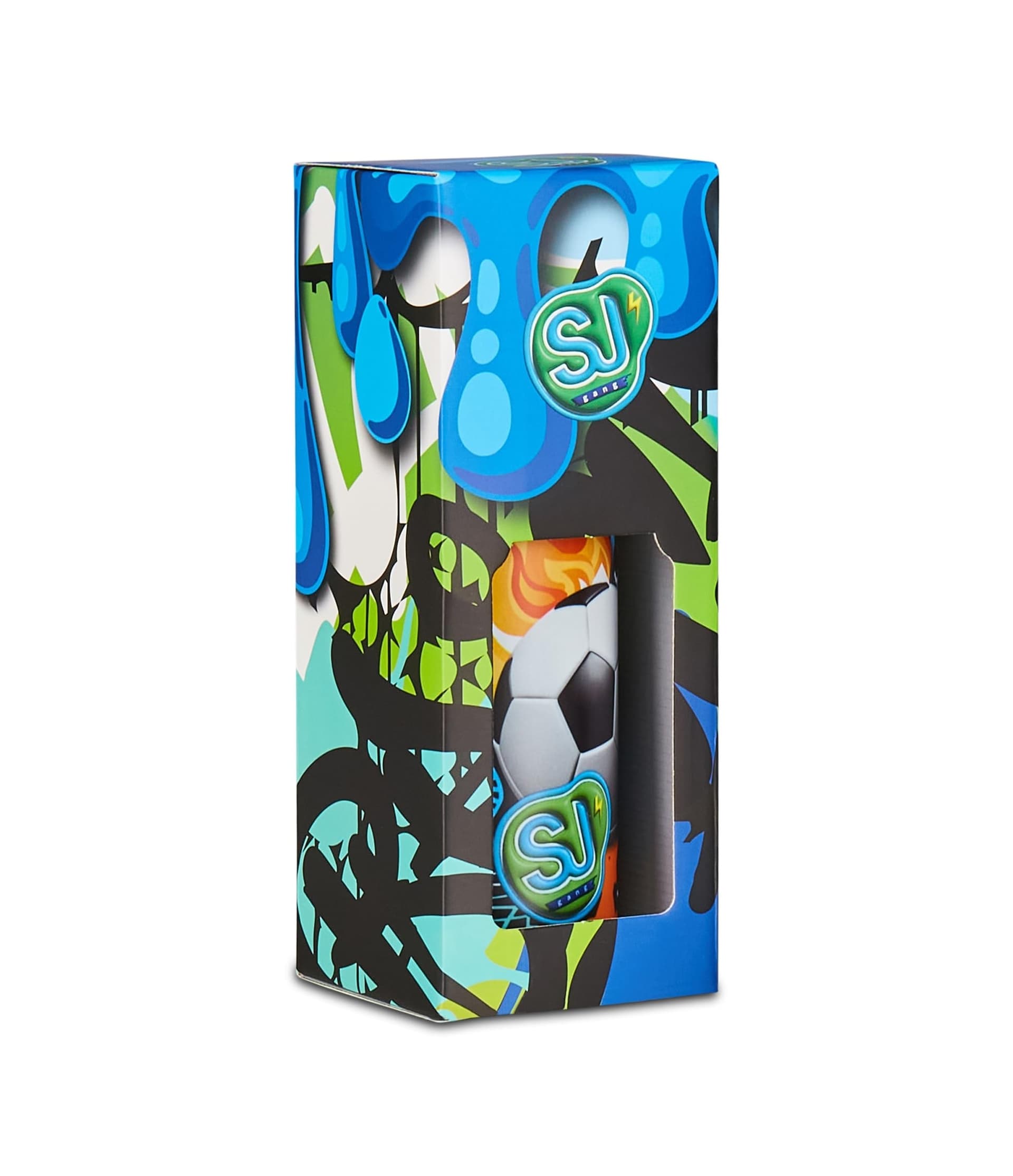 SJ GANG STYLE JAM GANG Borraccia Termica in Acciao Inox, Blu Arancio, 0,5 L (Pallone) - 3