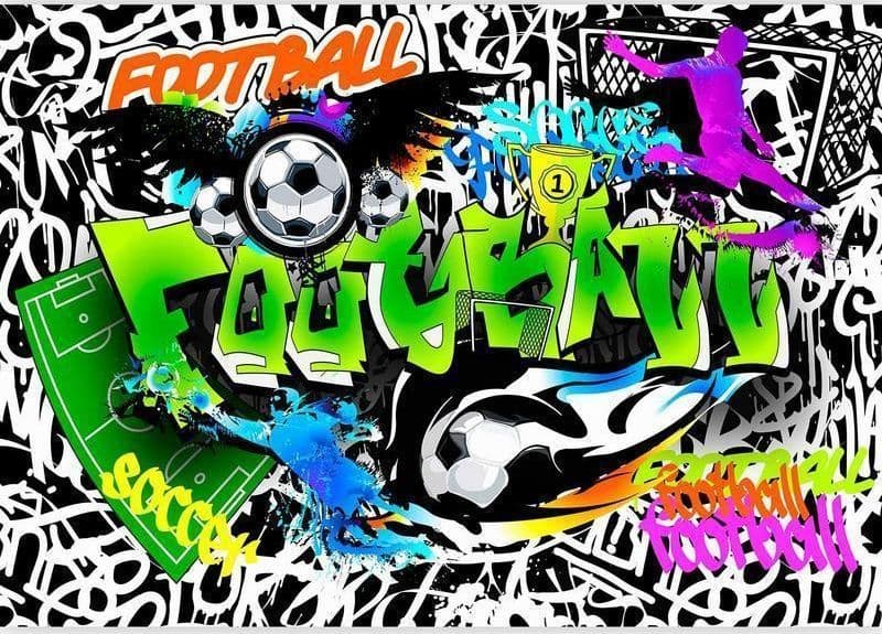 Fotomurale  Football Graffiti - 4