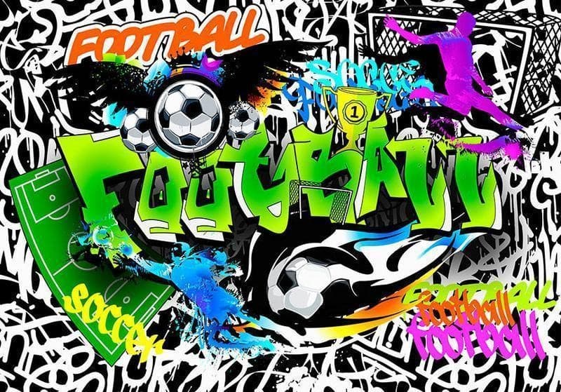 Fotomurale  Football Graffiti - 6