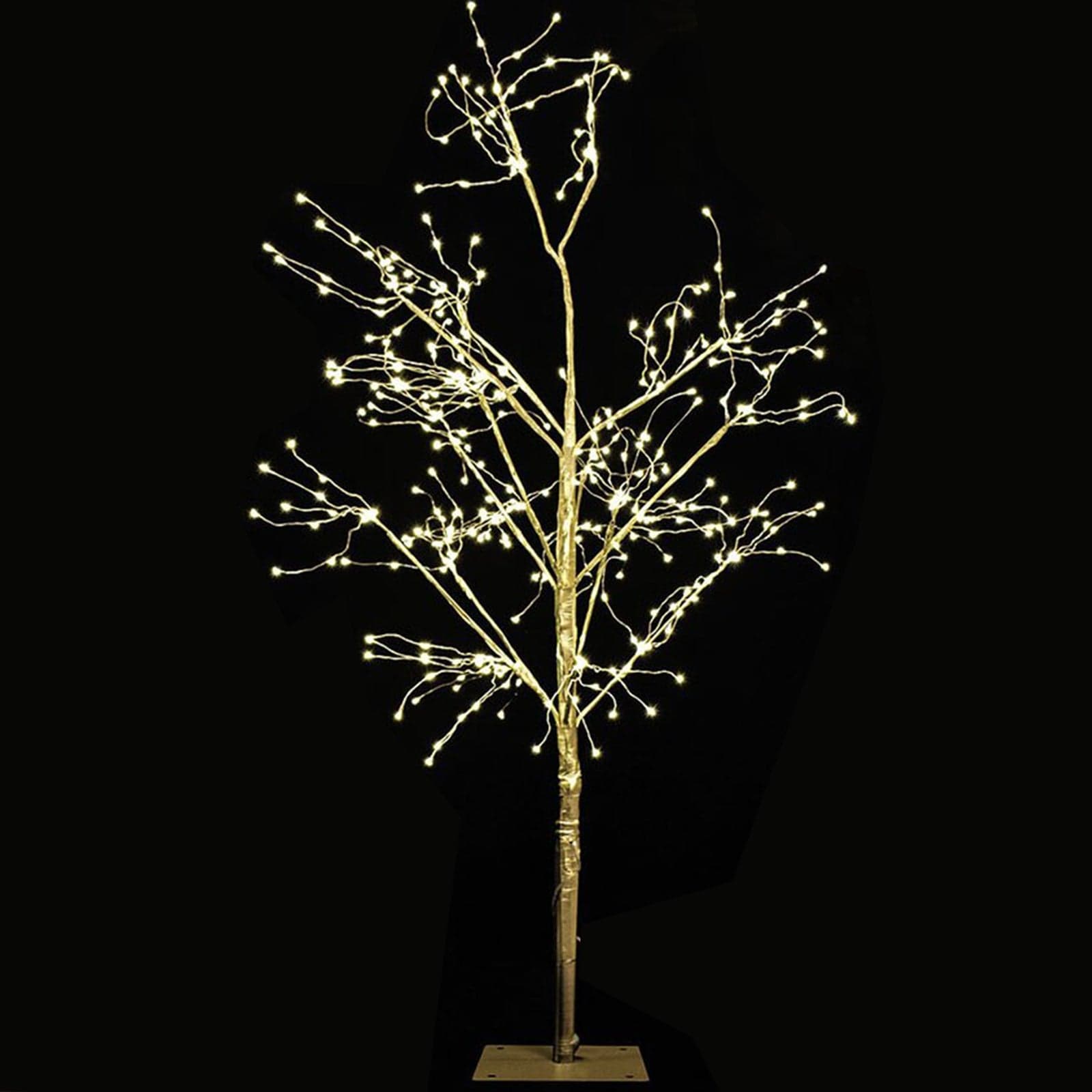 Albero di natale Oro "Sparkly" con 675 microled luce calda decorazione da esterno h 150 cm - 5