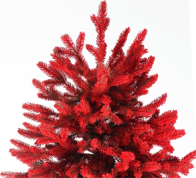 Albero di natale Scarlett Slim "Kennedy" in PE Effetto Real Touch + Flock - 2