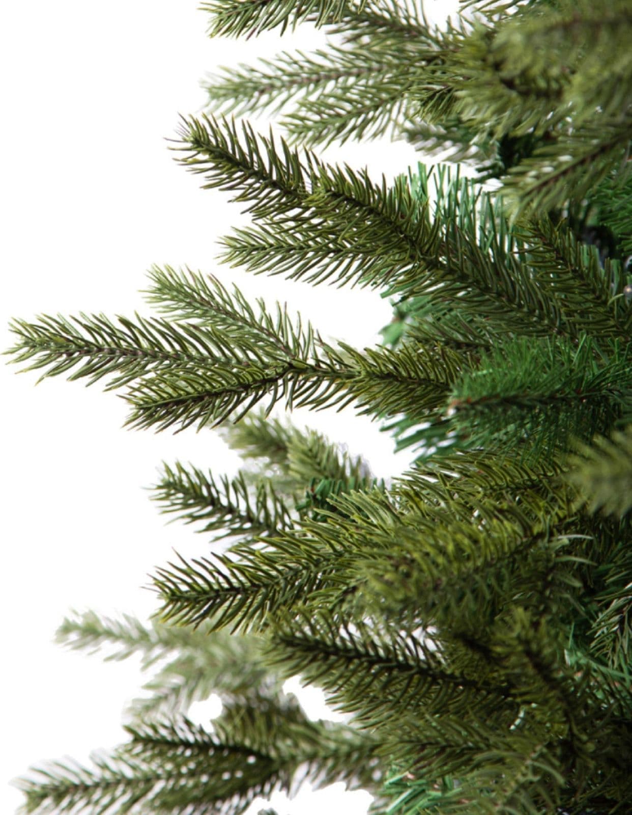 Albero di Natale Slim "Cervino" in PE Effetto Real Touch + PVC di Altissima qualità - 2