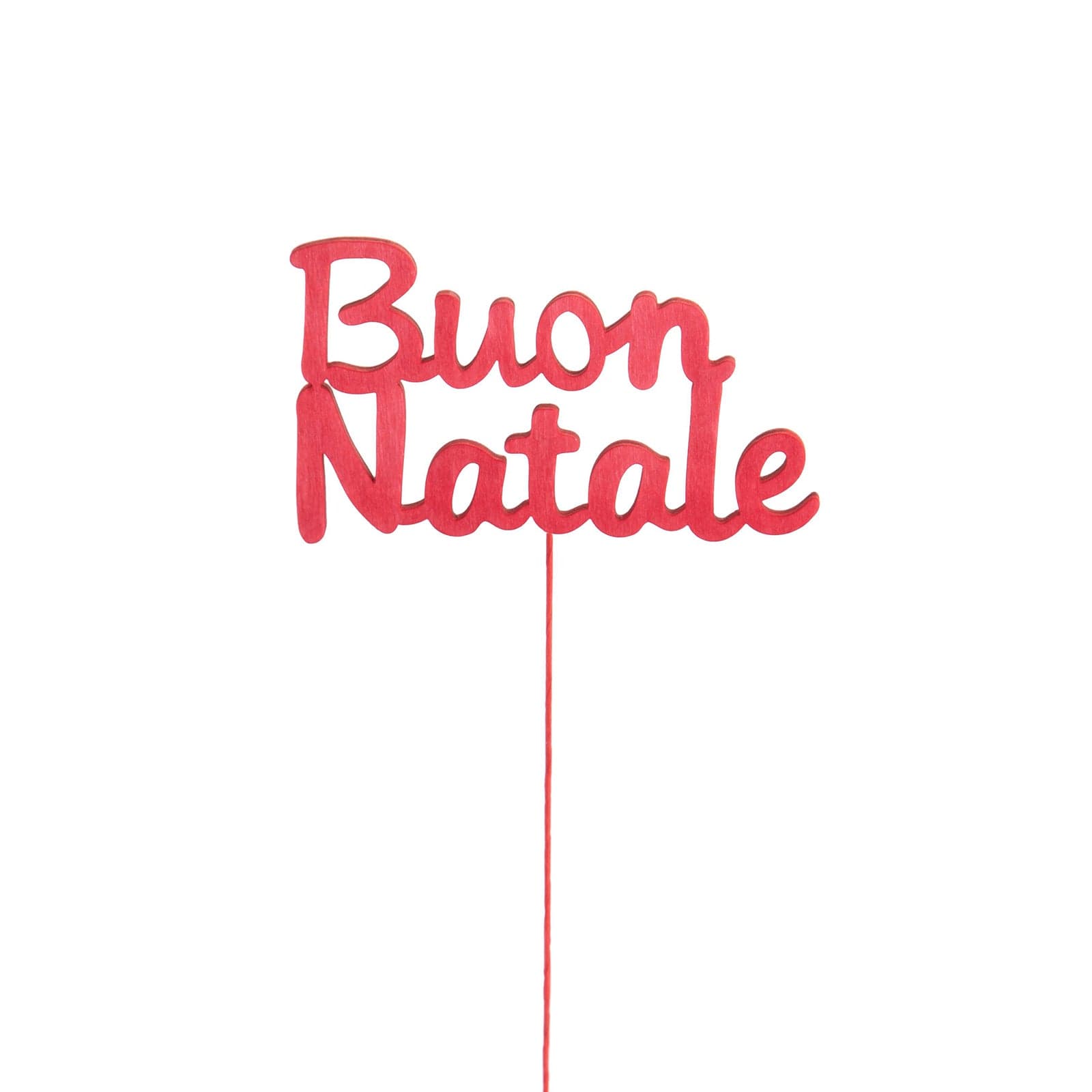 Scritta decorativa "Buon Natale" decorazione per composizioni e cene di natale - 4