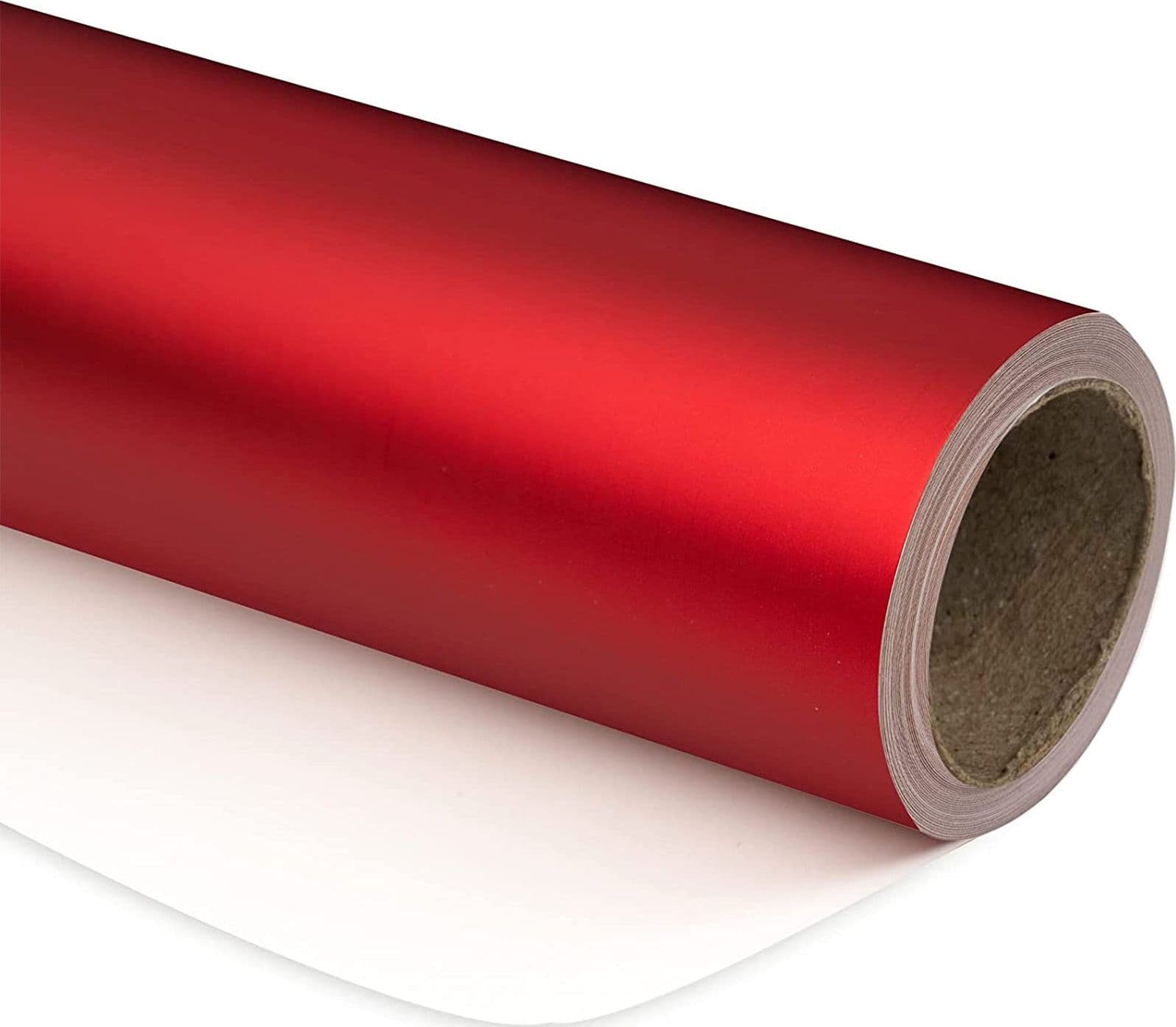 Rotolo colorato natalizio decorativo, metallizzato, in polipropilene, da 70 x 150 cm - 5