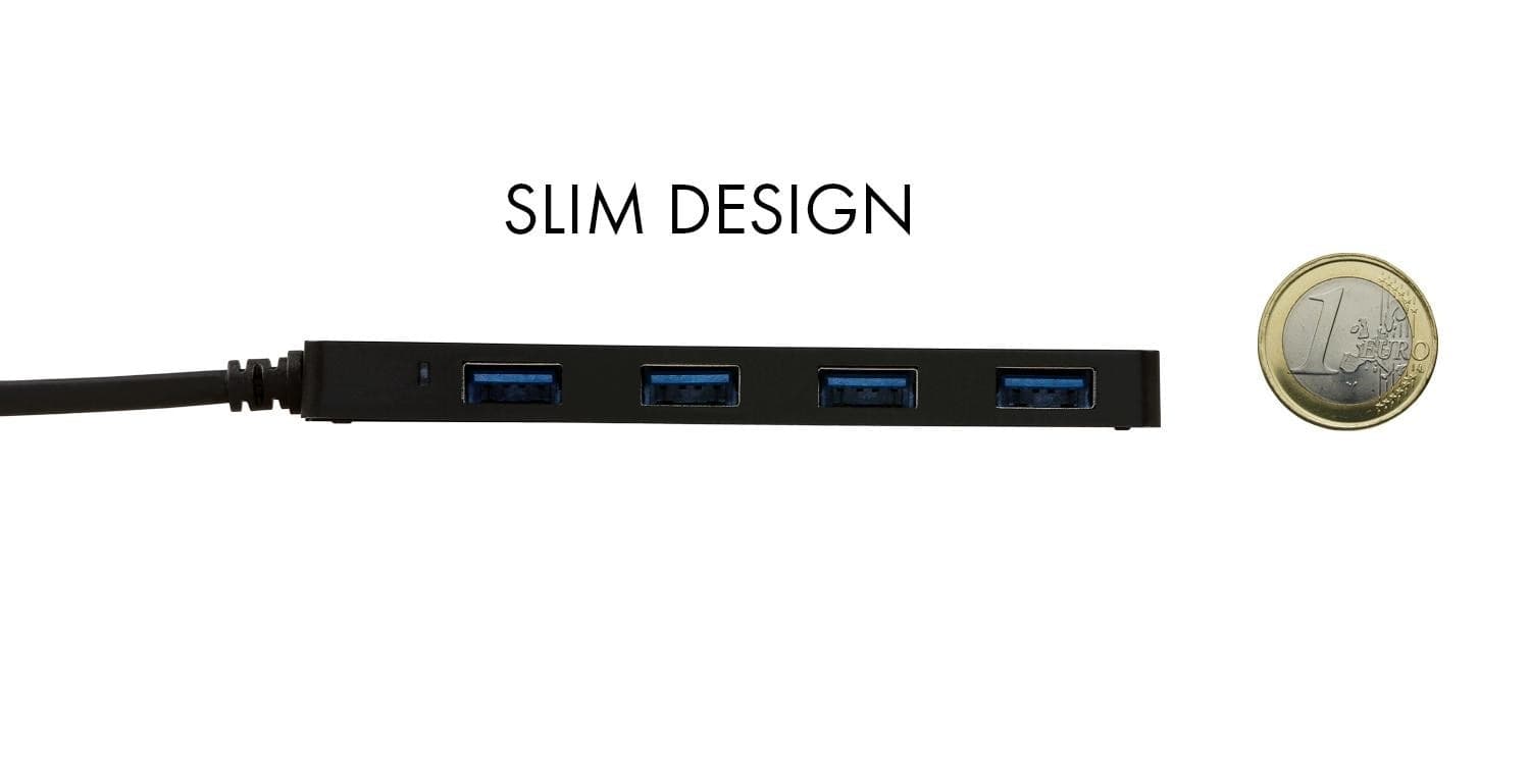 i-tec Advance U3HUB404 hub di interfaccia USB 3.2 Gen 1 (3.1 Gen 1) Type-A 5000 Mbit/s Nero - 3