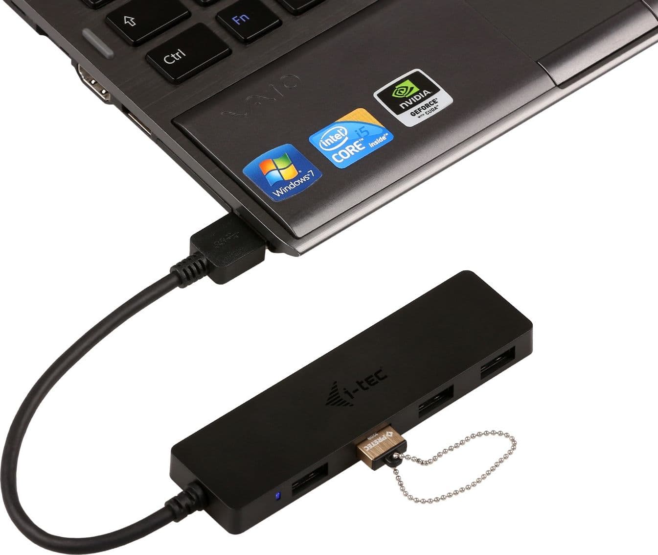 i-tec Advance U3HUB404 hub di interfaccia USB 3.2 Gen 1 (3.1 Gen 1) Type-A 5000 Mbit/s Nero - 5