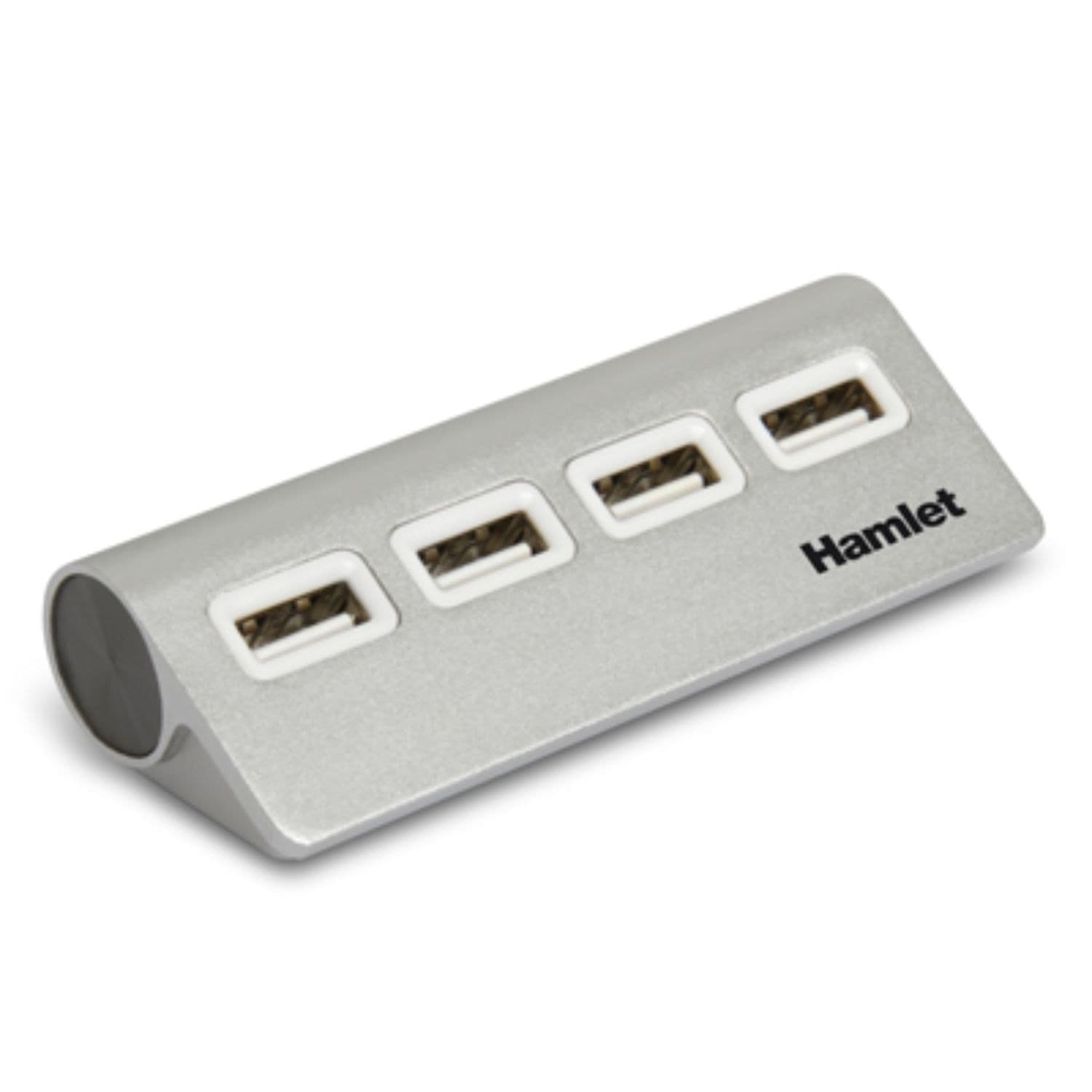 Hamlet HUB USB 2.0 a 4 Porte 480 Mbps Autoalimentato - 2