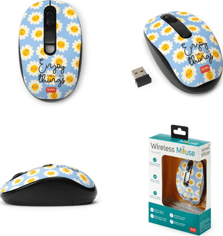 Legami - Mouse Wireless con Ricevitore USB Daisy - 3