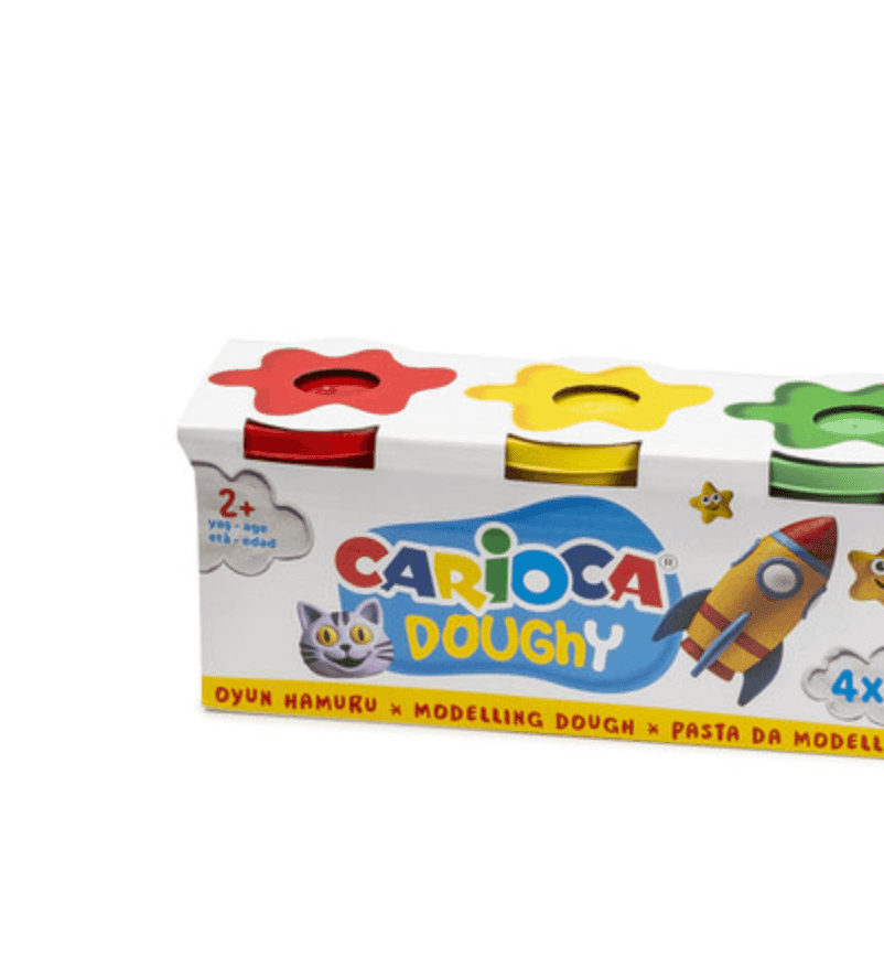 Carioca - Pasta da Modellare Doughy 110gr - 6 Pz (42179) - 2