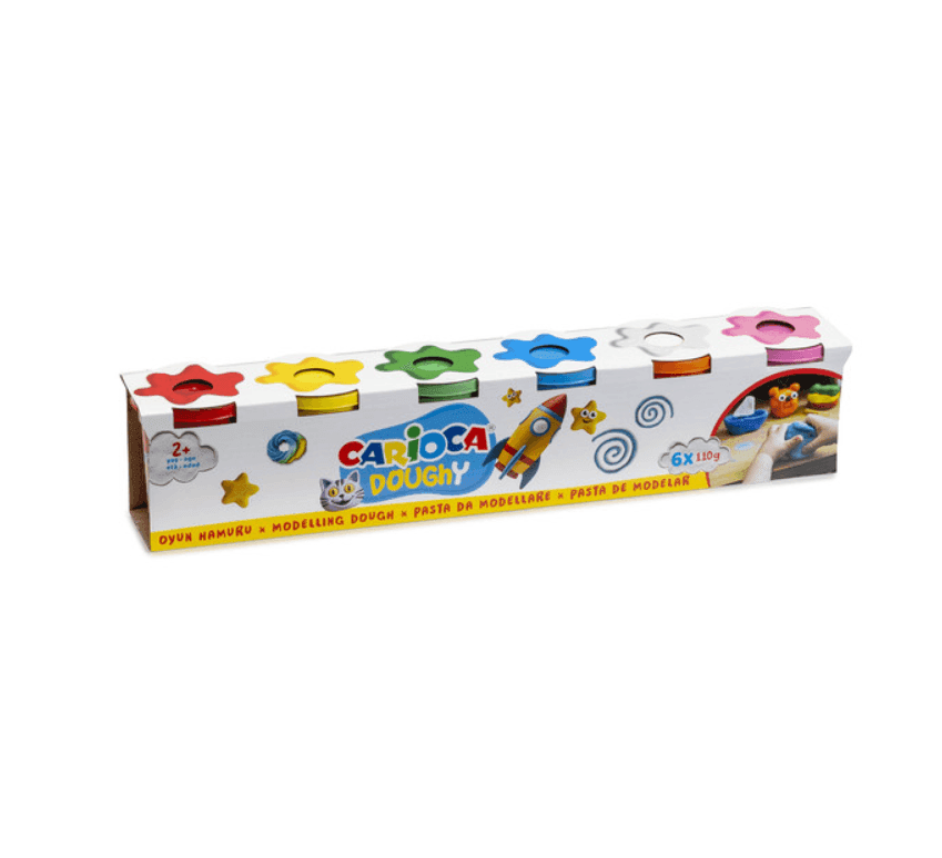 Carioca - Pasta da Modellare Doughy 110gr - 6 Pz (42179) - 5