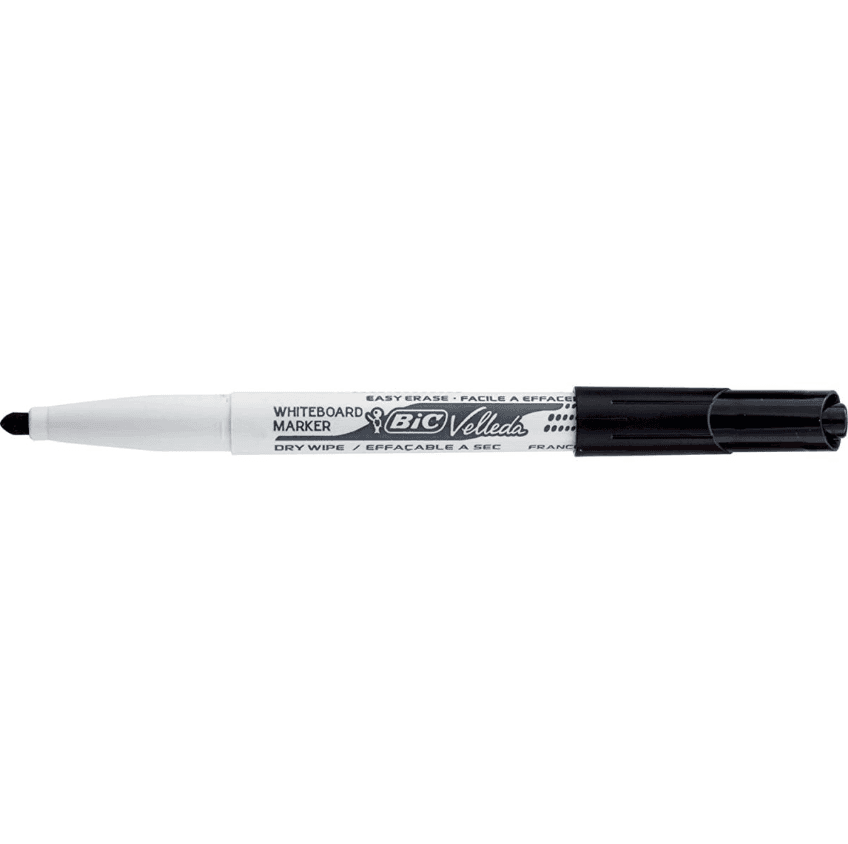 Bic - pennarello velleda per lavagna bianca colore nero - 3