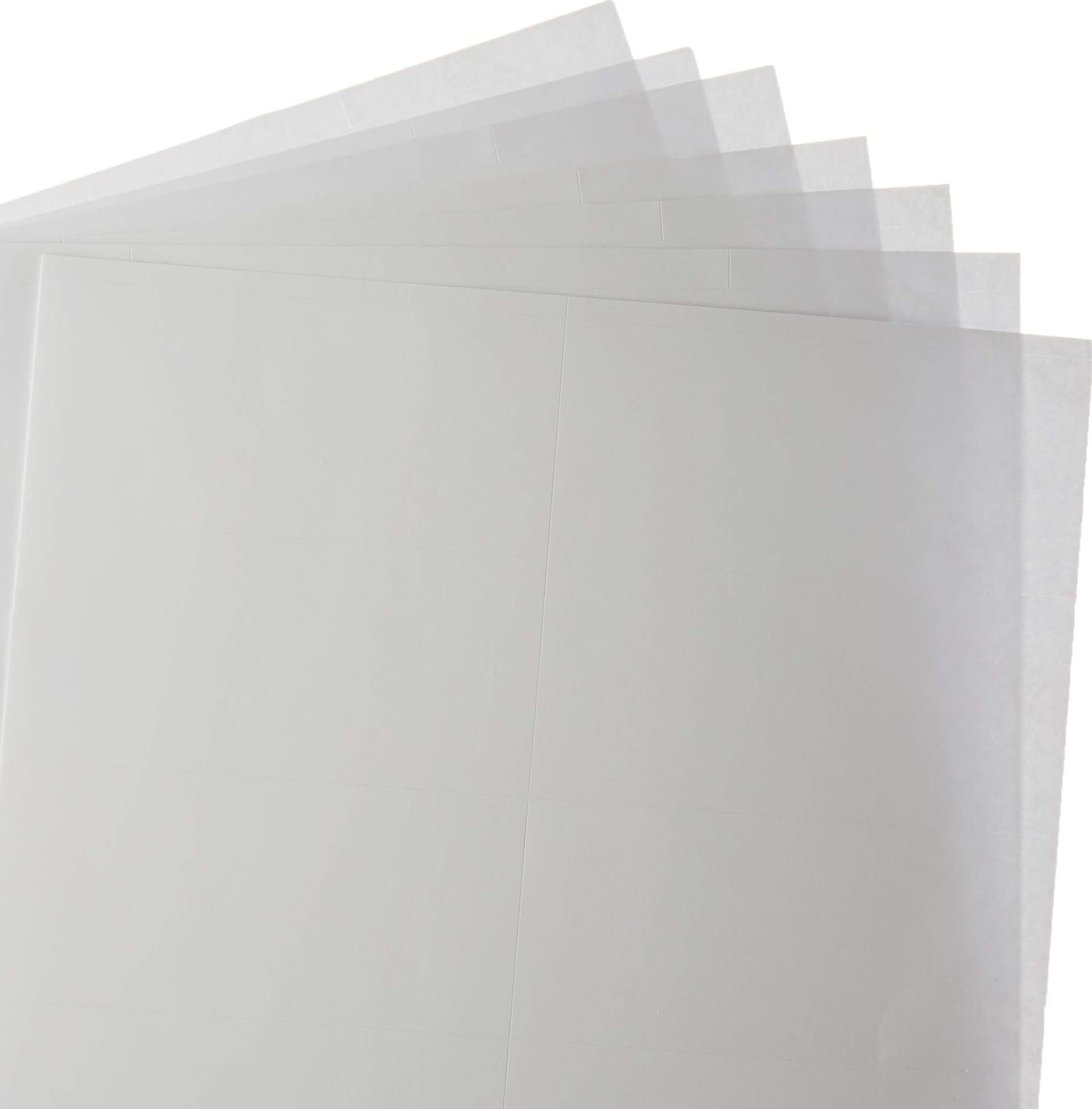 Markin - Etichette bianche Copiatabu permanenti 105x48 mm con margine - 12 et./foglio - conf. 100 fogli - (C504) - 5