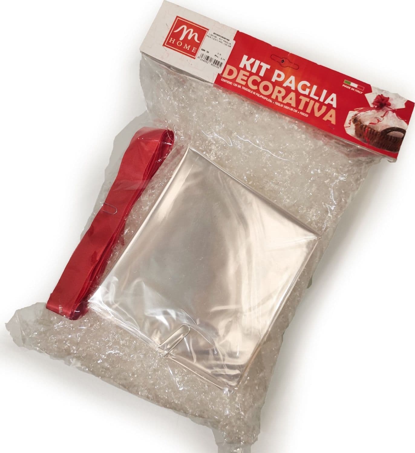 Paglia decorativa per cesti e confezioni regalo da 120 grammi - 3
