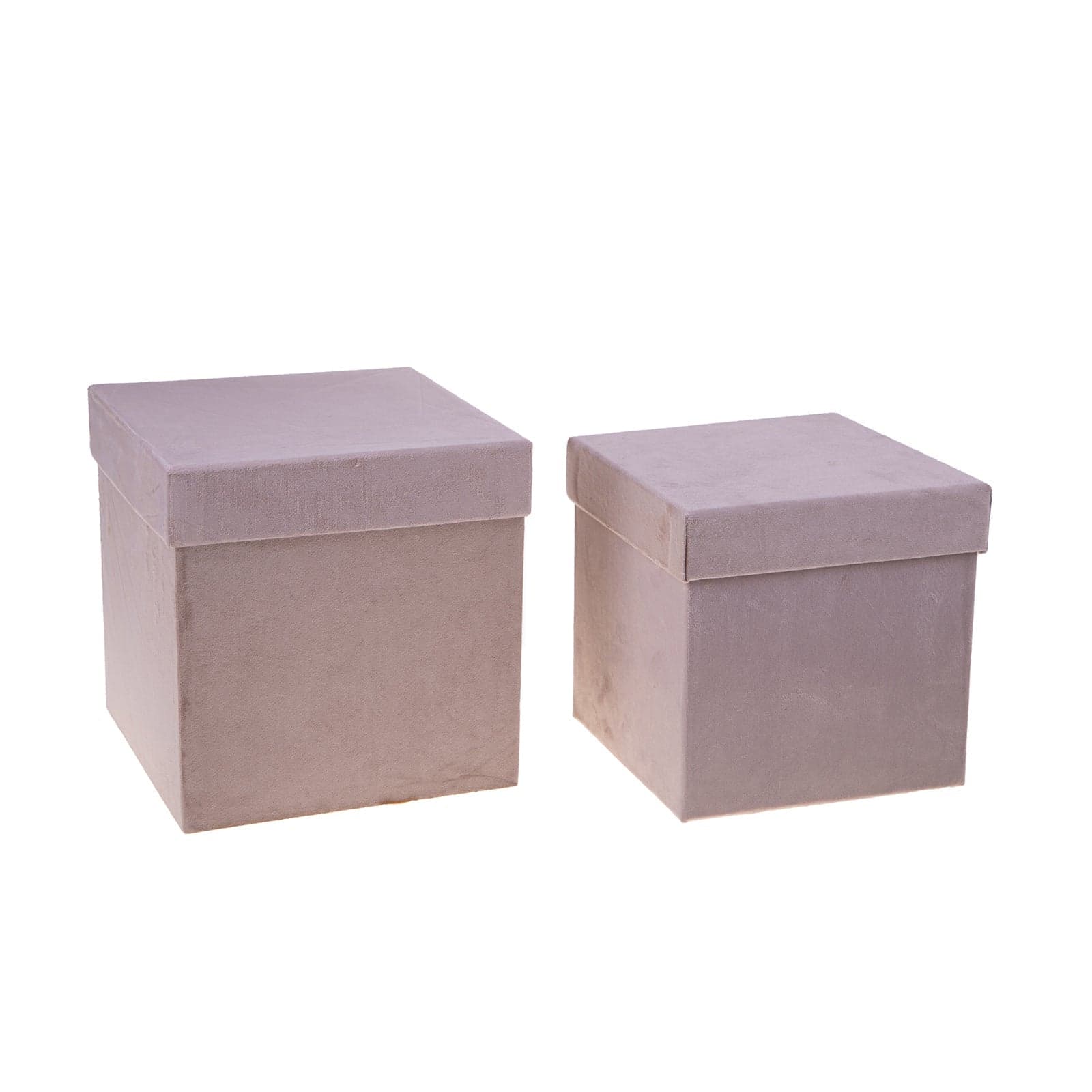 Scatola quadrata porta regali in velluto multiuso fai da te decorazioni natalizie da 23,5 cm - 7