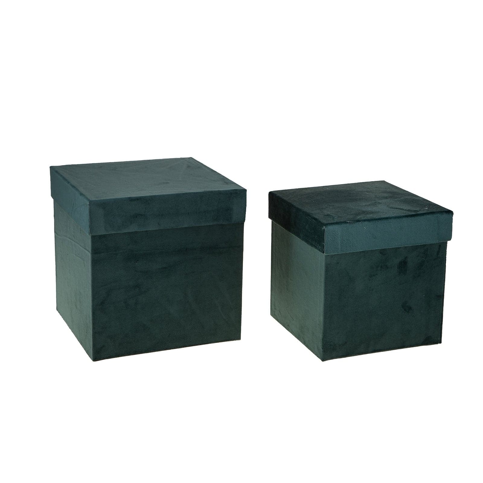 Scatola quadrata porta regali in velluto multiuso fai da te decorazioni natalizie da 23,5 cm - 9