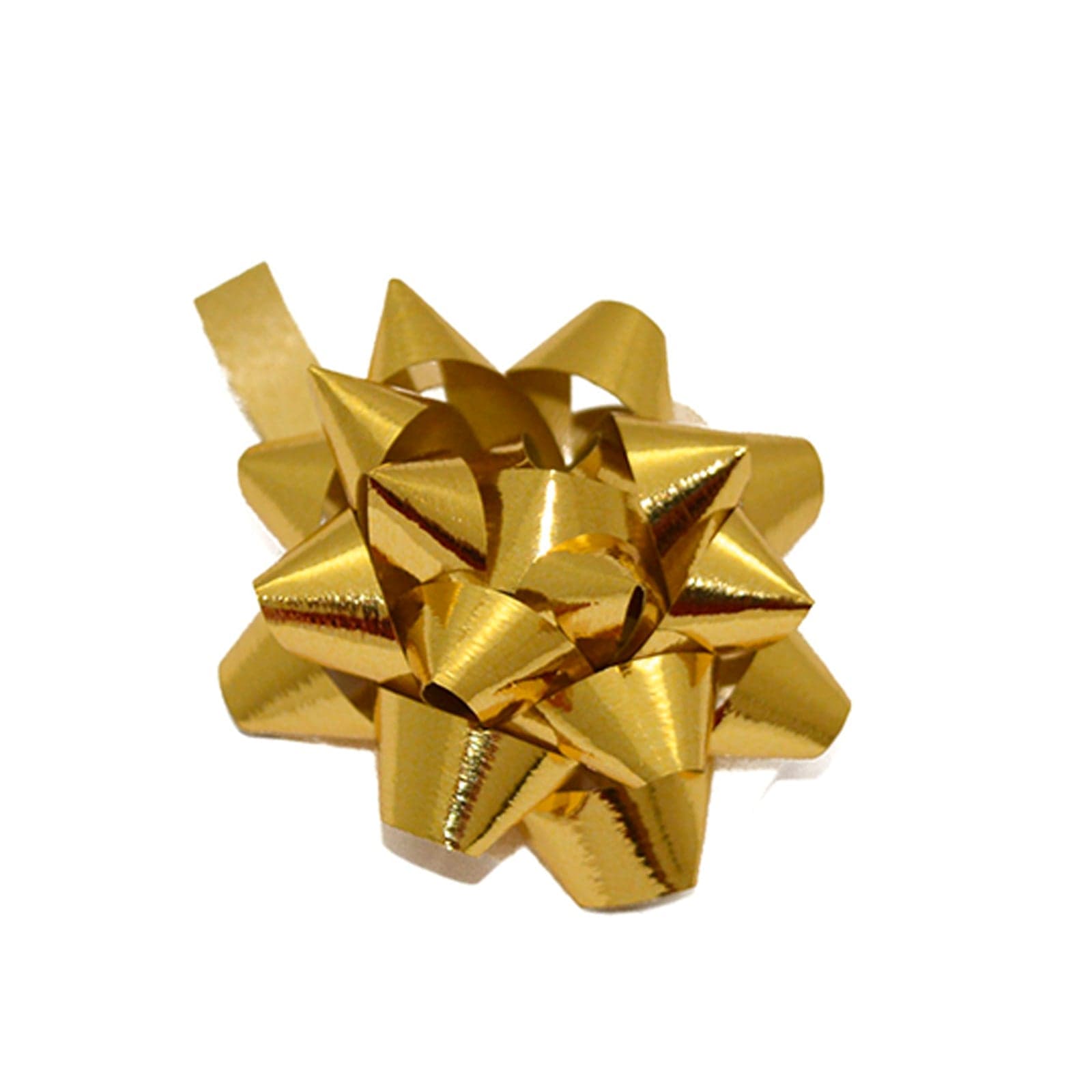 Coccarda Fiocco metallizzato decorazione natalizia per regali 7 mm CF pezzi 70 - 6