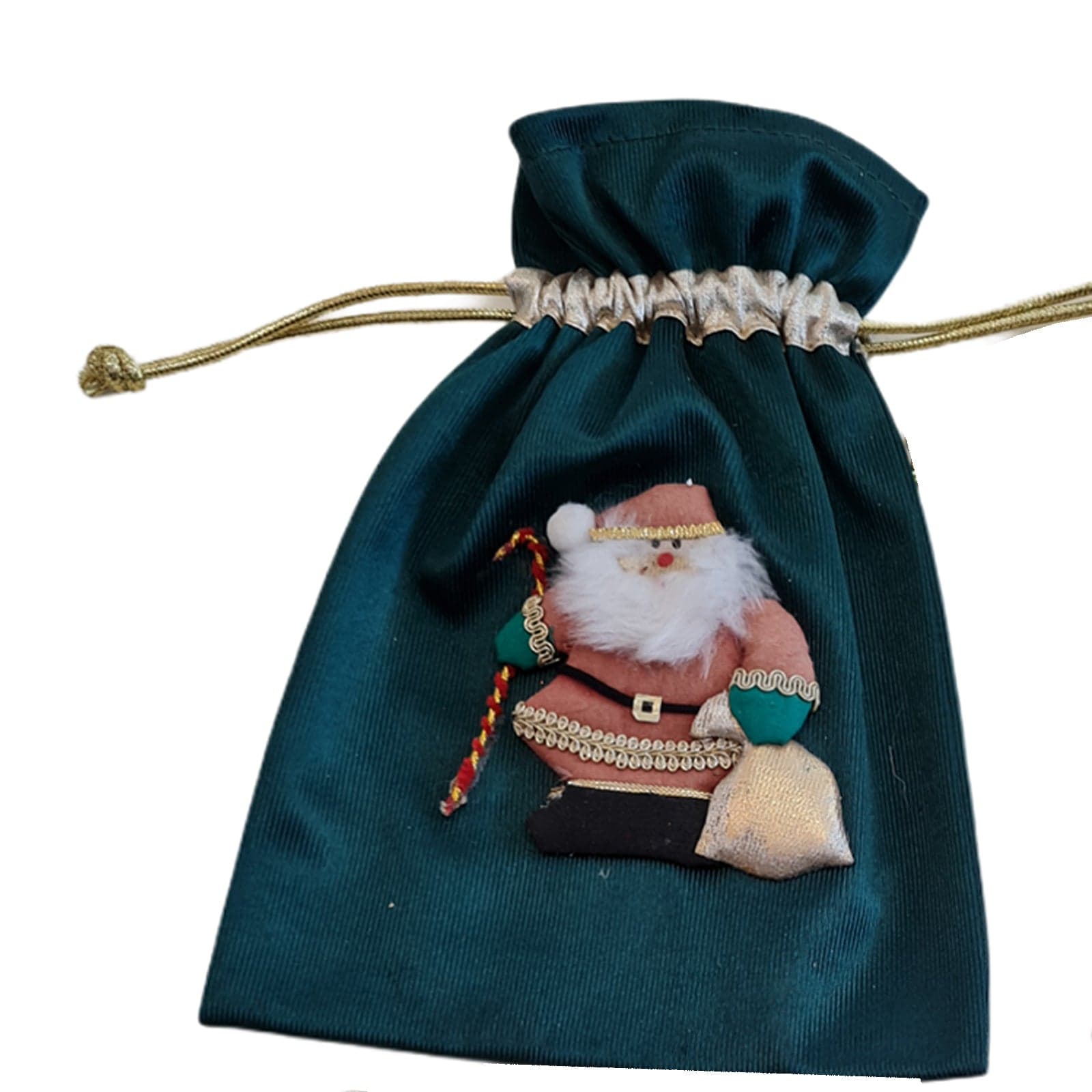 Busta per pacco regalo natalizio con disegno decorazione natalizia h 25 cm - 9