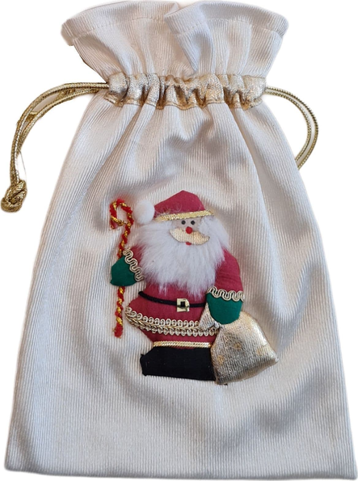 Busta per pacco regalo natalizio con disegno decorazione natalizia h 25 cm - 5