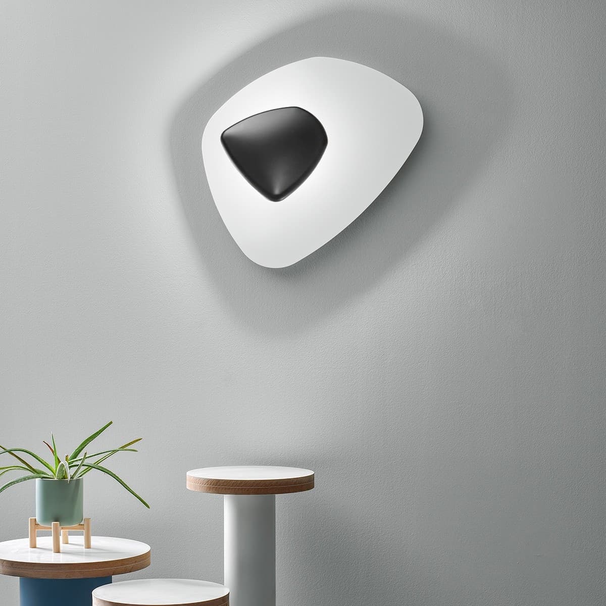 Plafoniera led Giarnieri BLOB PS alluminio lampada soffitto parete moderna - 3