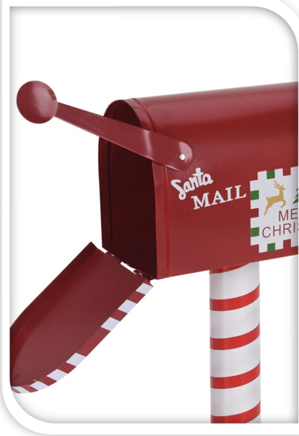 Casella postale Natalizia, con lettera e scompartimento, decorazione da 23 x 26 cm - 2