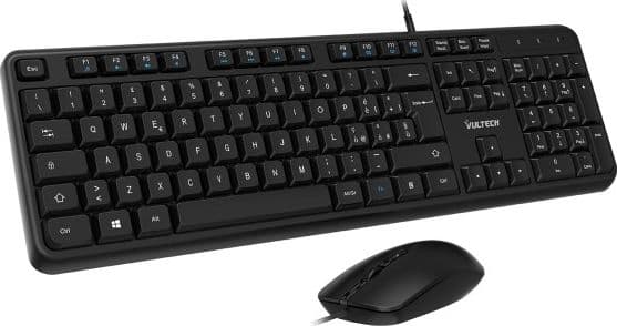 TASTIERA + MOUSE USB VULTECH KM-811 NERO