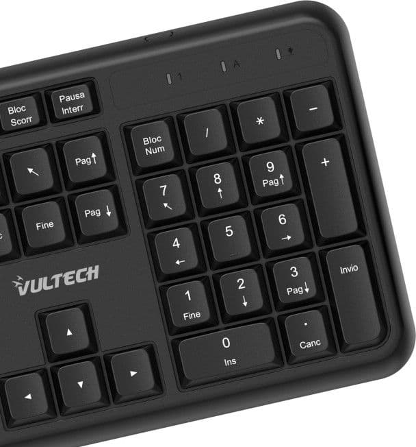 TASTIERA + MOUSE USB VULTECH KM-811 NERO - 5
