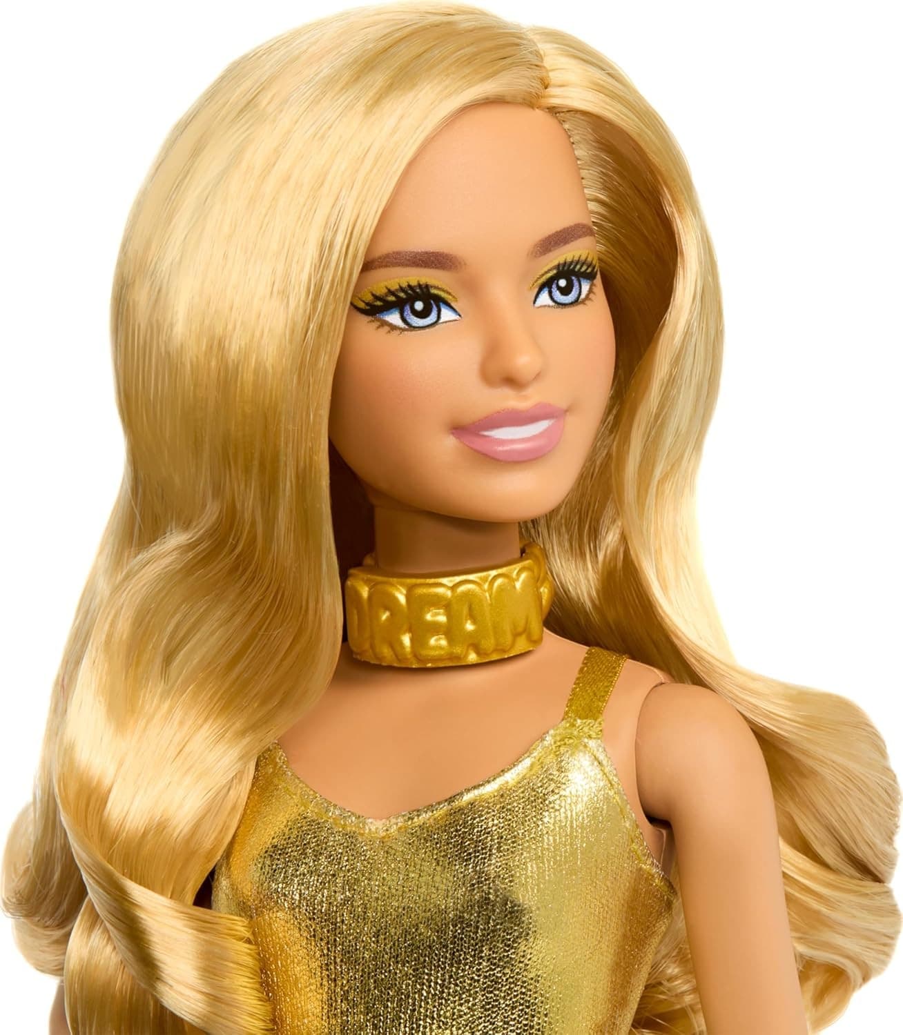 Mattel - Barbie Fashionistas Abito Gold HRH19 - 2