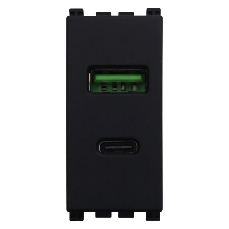 PRESA USB 2 IN 1 USB+TYPE-C 3.1AMH