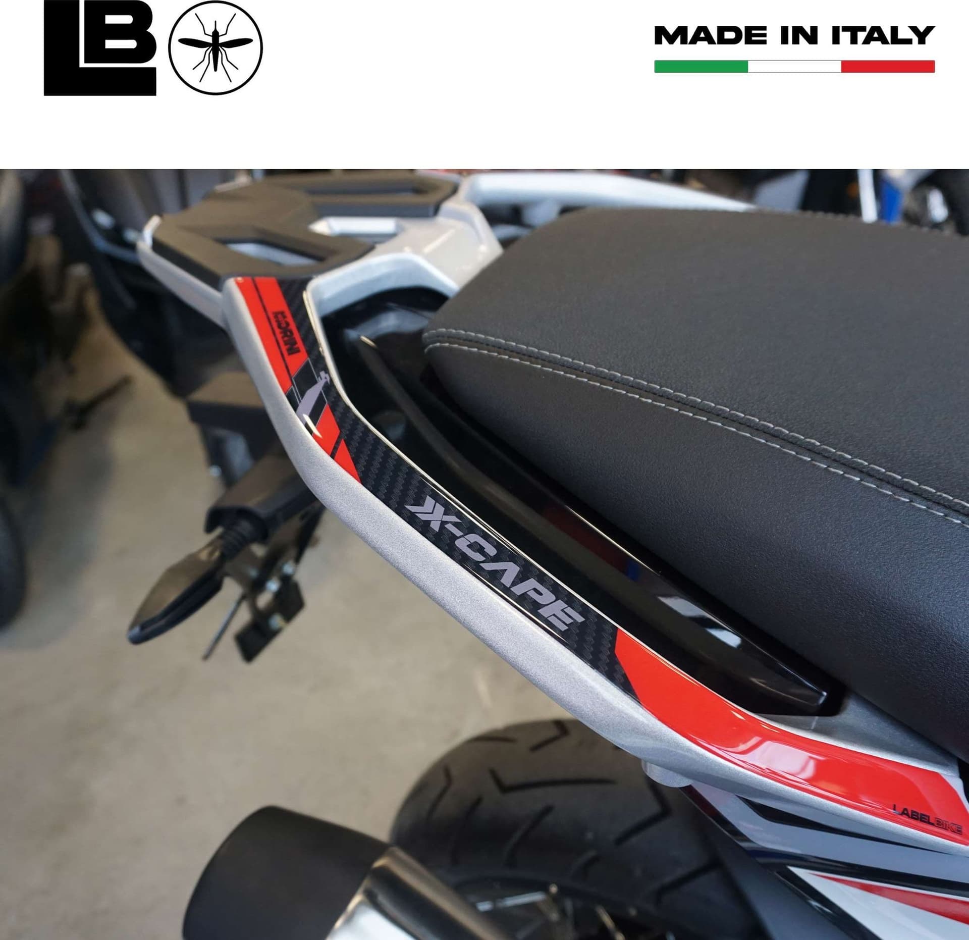 Maniglie Passeggero Adesivi 3D compatibili con Moto Morini X-Cape 1200 2026 - 3