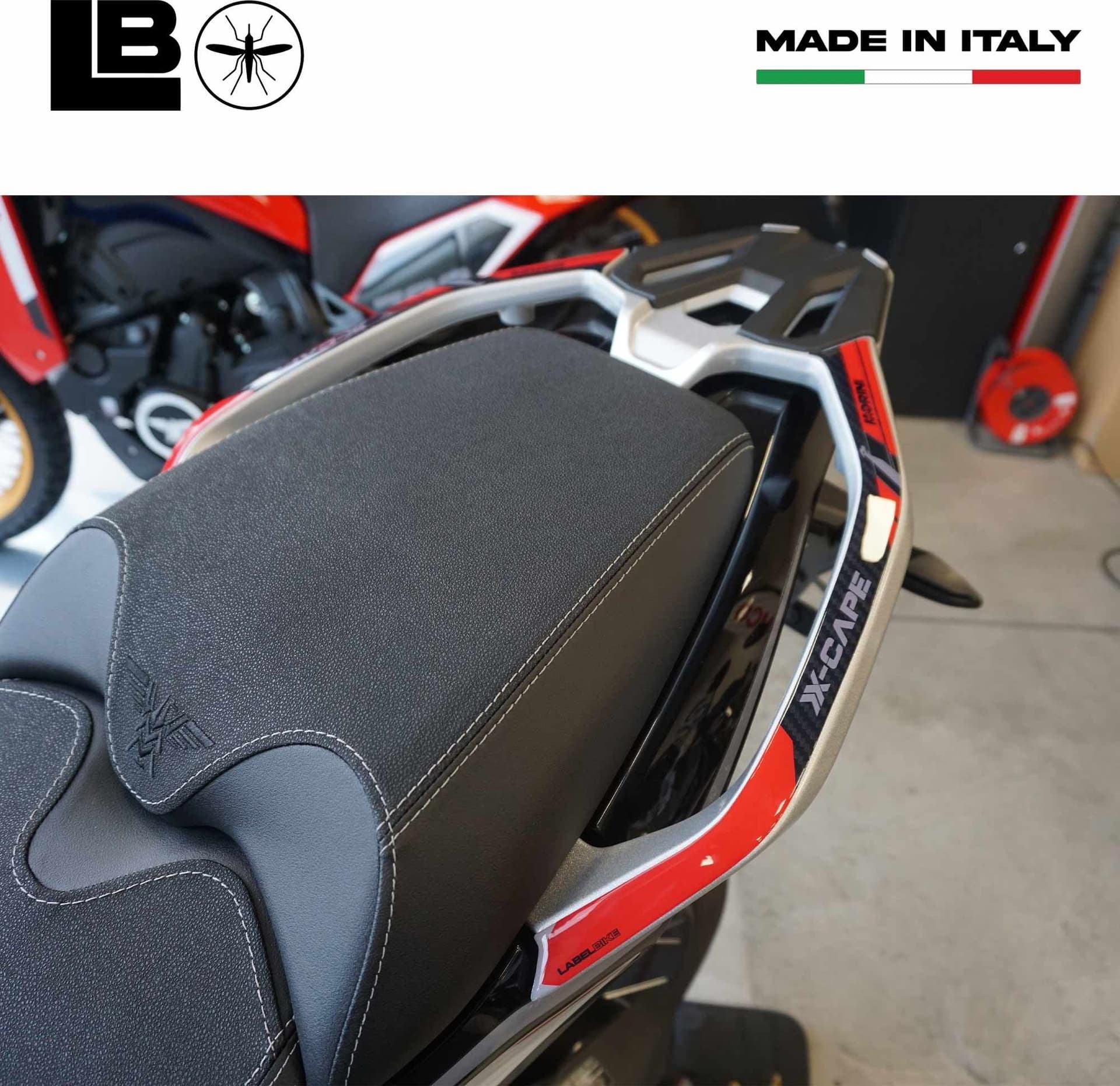 Maniglie Passeggero Adesivi 3D compatibili con Moto Morini X-Cape 1200 2026 - 4