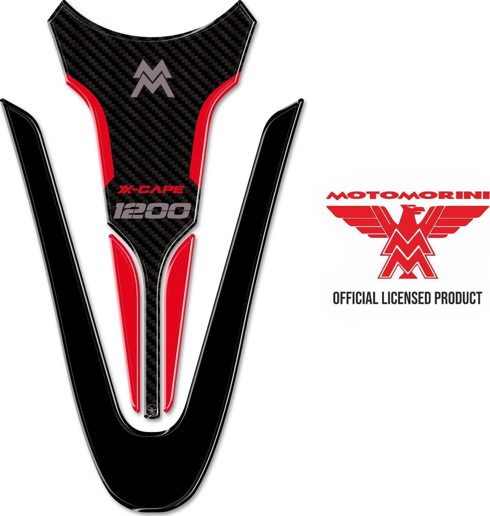Paraserbatoio Adesivo 3D Protezione compatibile con Moto Morini X-Cape 1200 2026 - 2