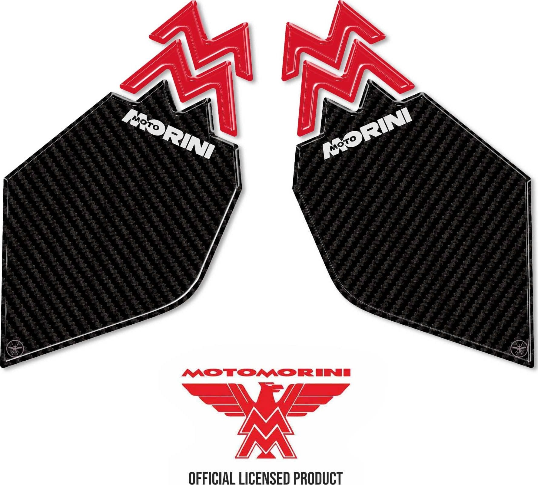 Protezioni Deflettori Adesivi 3D compatibili con Moto Morini X-Cape 1200 2026 - 7