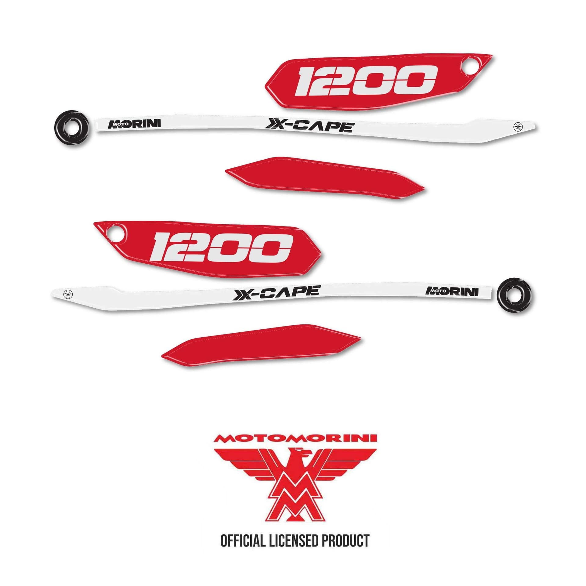Protezioni Paramani Adesivi 3D compatibili con Moto Morini X-Cape 1200 2026 - 14