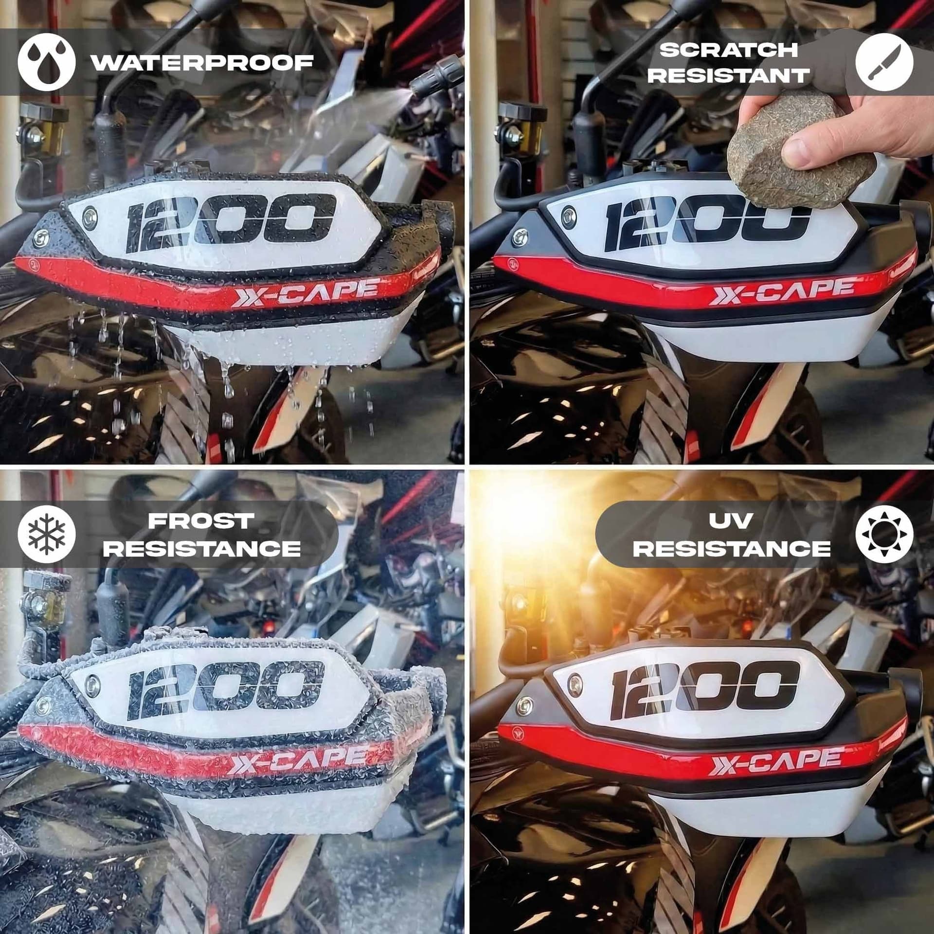 Protezioni Paramani Adesivi 3D compatibili con Moto Morini X-Cape 1200 2026 - 10