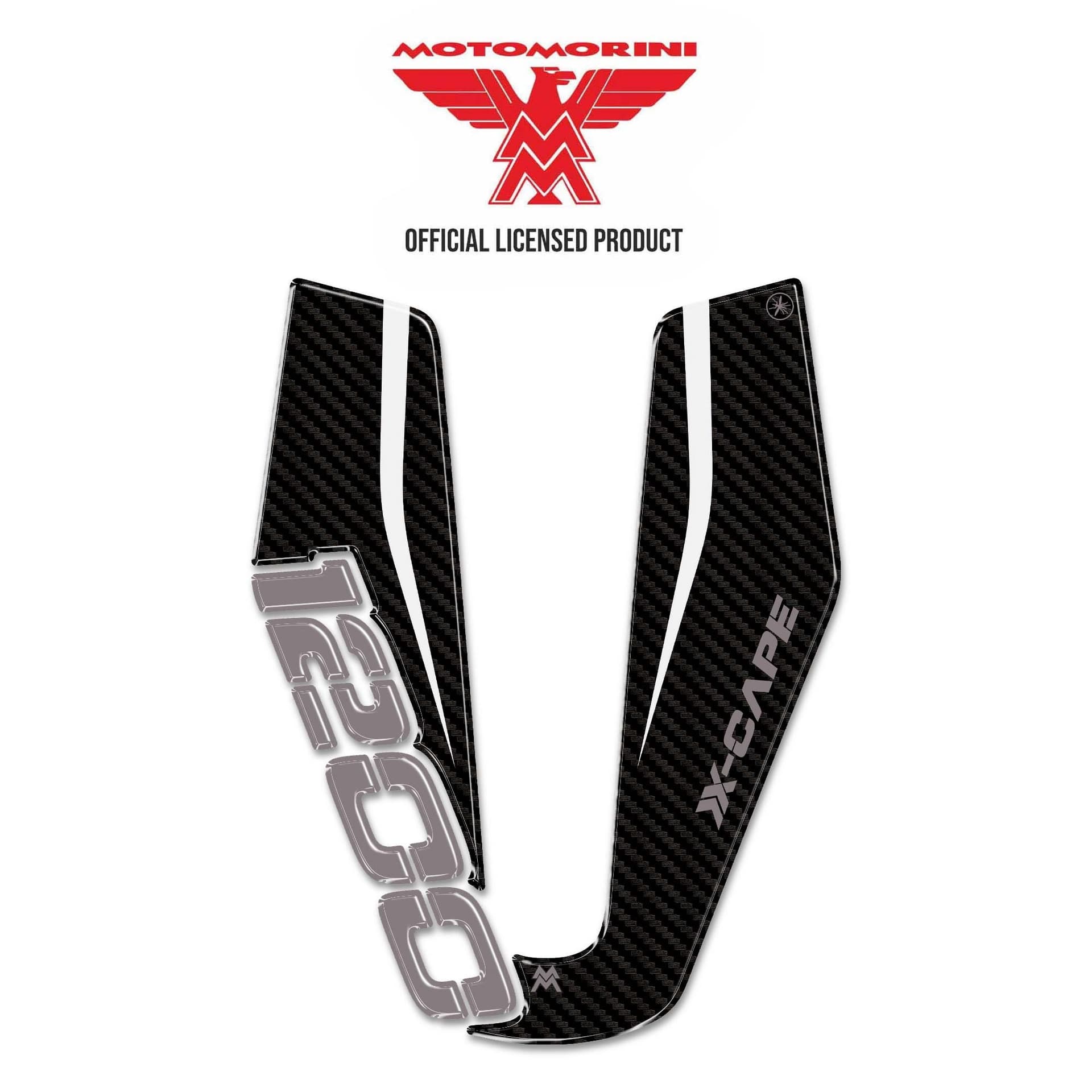 Adesivo 3D Parafango anteriore compatibile con Moto Morini X-Cape 1200 2026 - 2