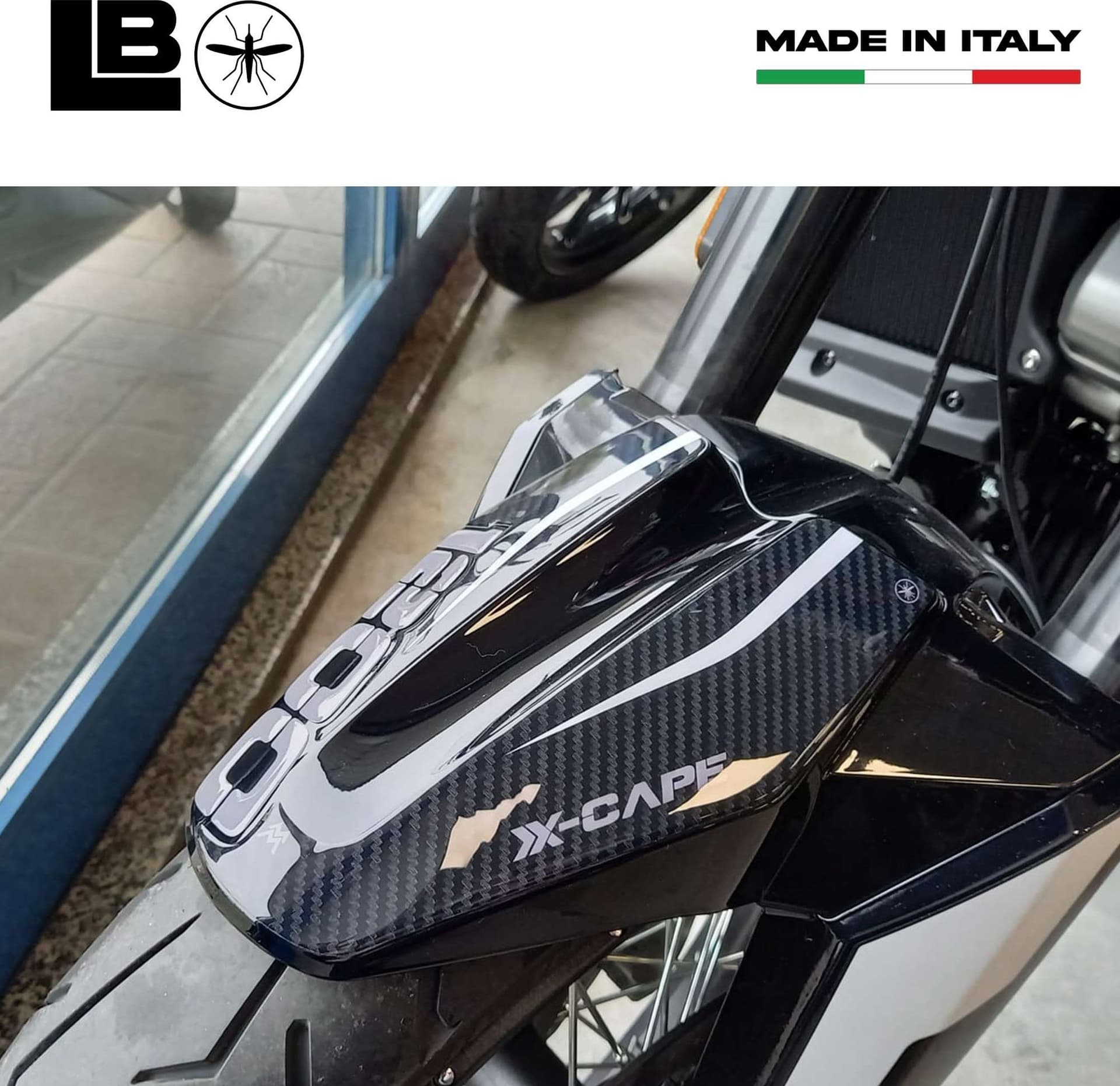 Adesivo 3D Parafango anteriore compatibile con Moto Morini X-Cape 1200 2026 - 3