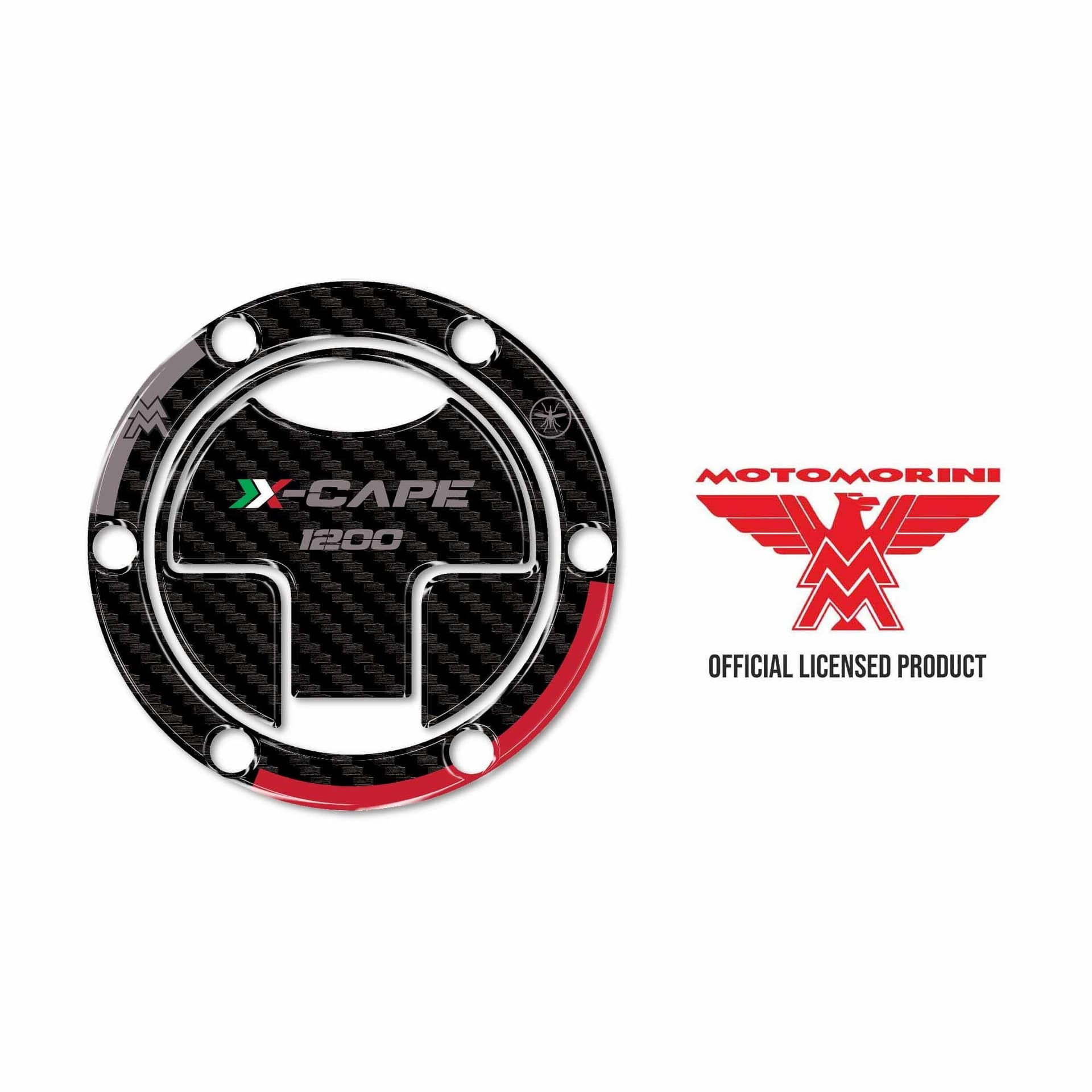 Adesivo 3D per Tappo Serbatoio compatibile con Moto Morini X-Cape 1200 2026 - 2