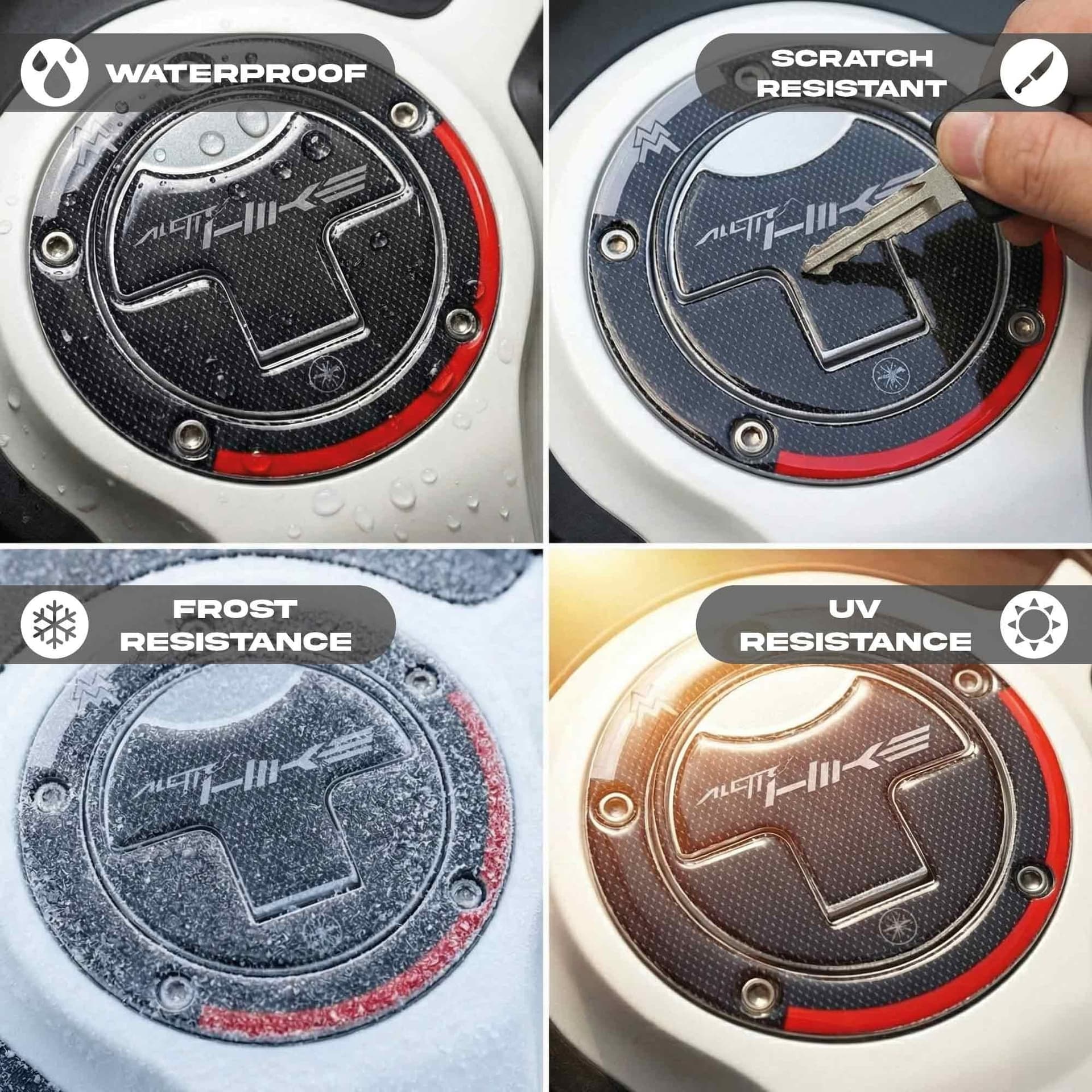 Adesivo 3D per Tappo Serbatoio compatibile con Moto Morini Alltrhike 450 2026 - 10
