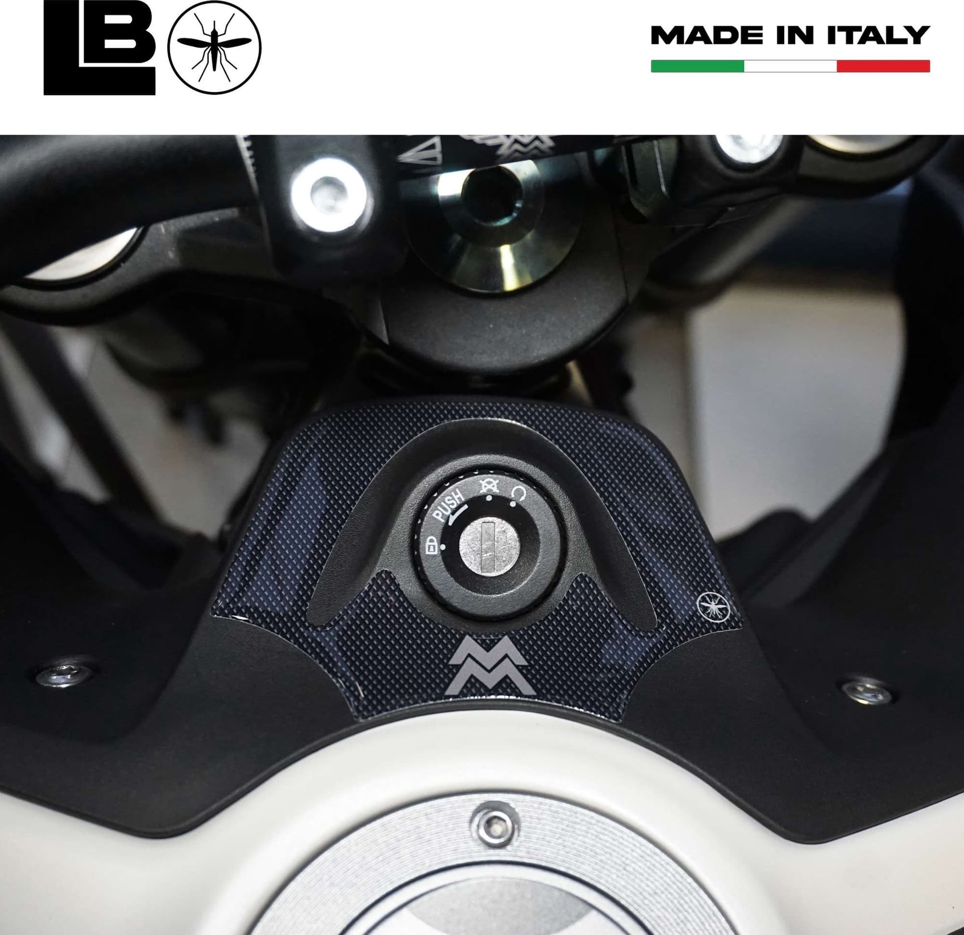 Adesivo 3D per Chiave Accensione compatibile con Moto Morini Alltrhike 450 2026 - 3