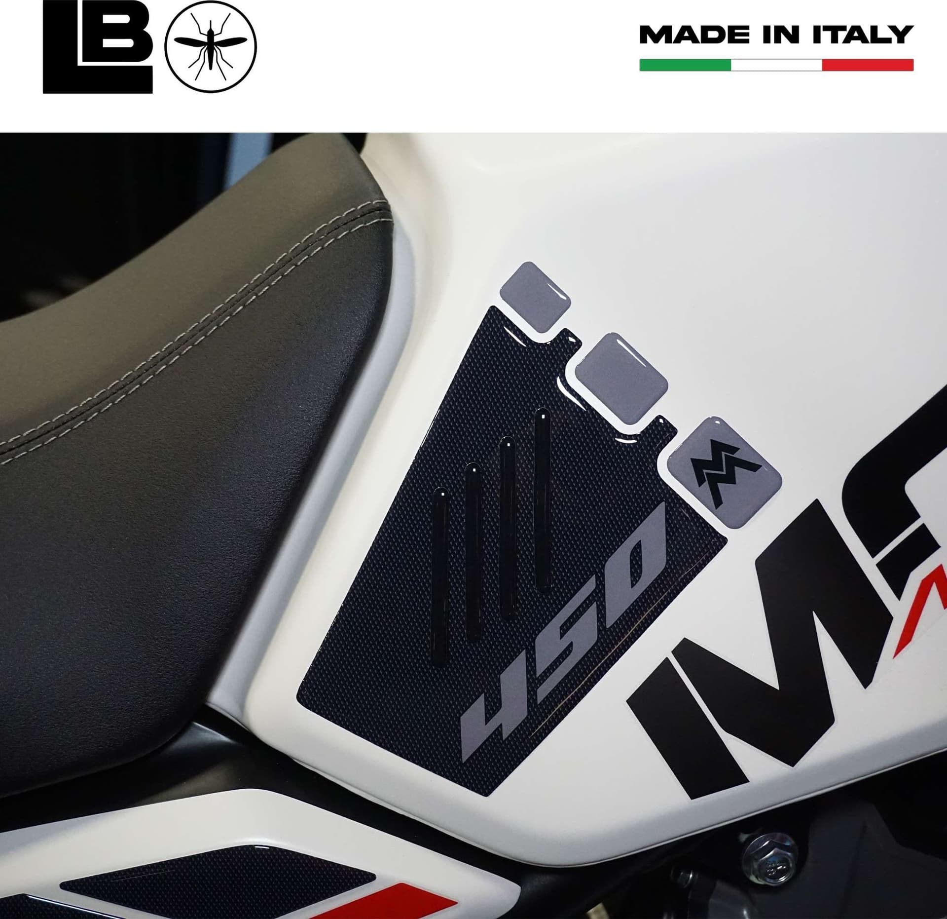 Adesivi 3D Laterali Serbatoio compatibili con Moto Morini Alltrhike 450 2026 - 5