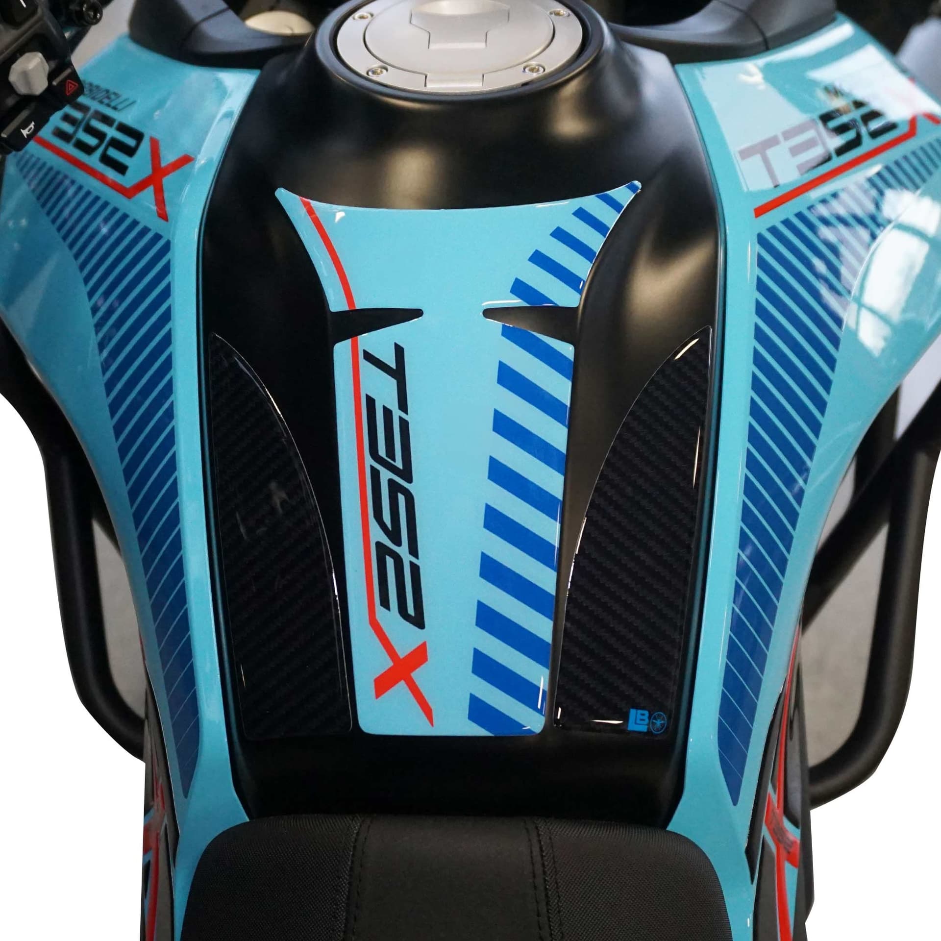 Paraserbatoio Adesivo 3D Protezione moto compatibile con Morbidelli T352X 2026 - 19