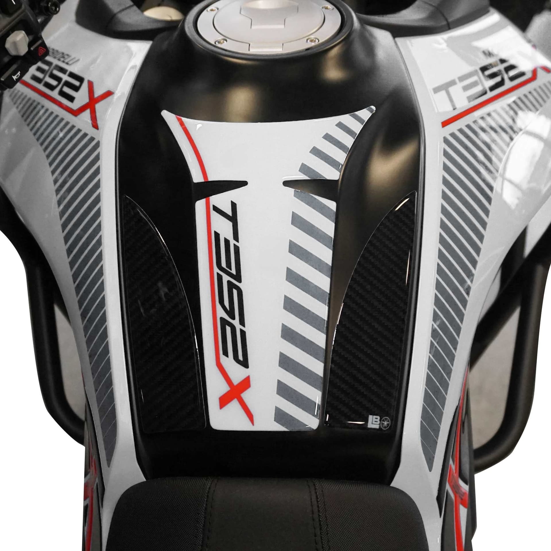 Paraserbatoio Adesivo 3D Protezione moto compatibile con Morbidelli T352X 2026 - 1