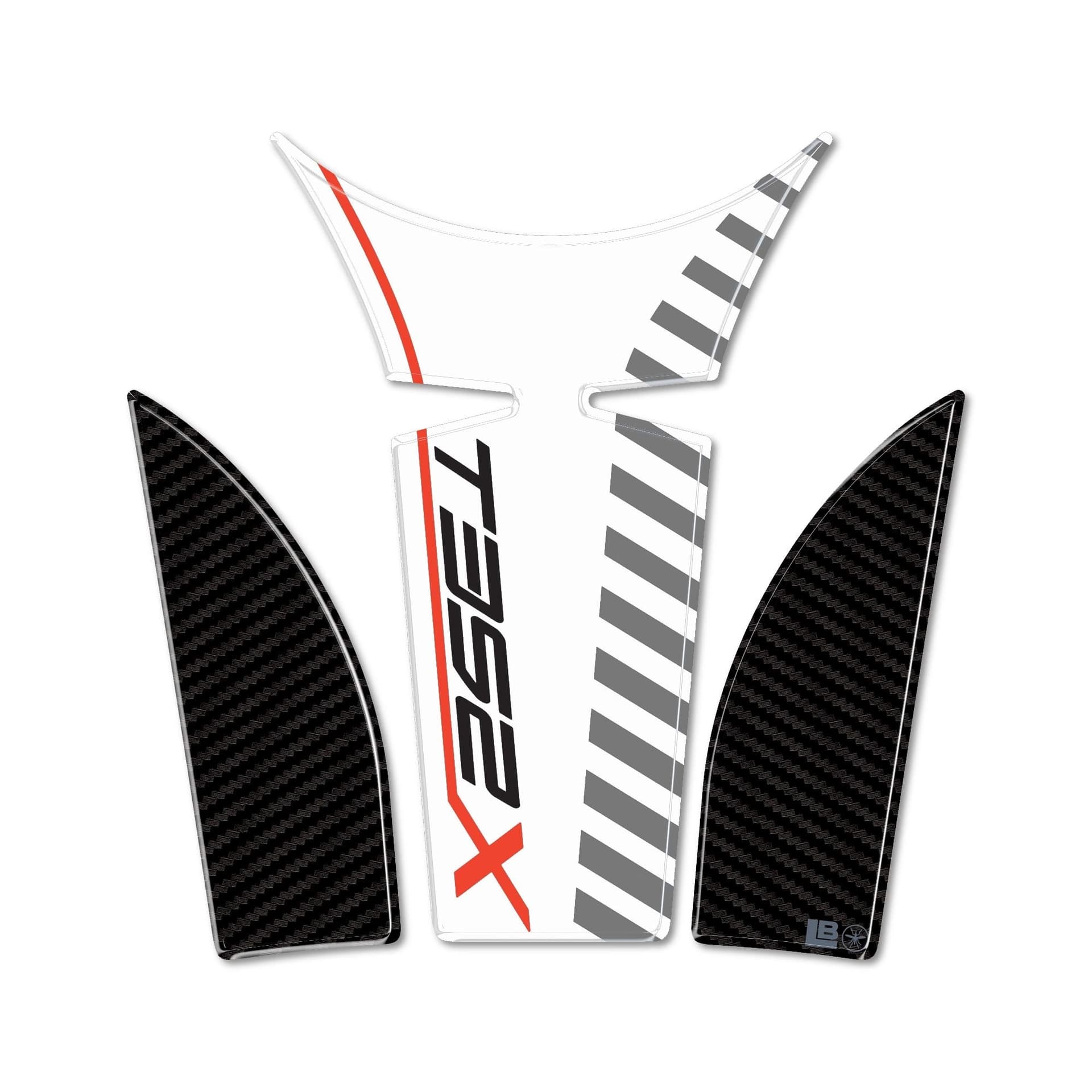 Paraserbatoio Adesivo 3D Protezione moto compatibile con Morbidelli T352X 2026 - 2
