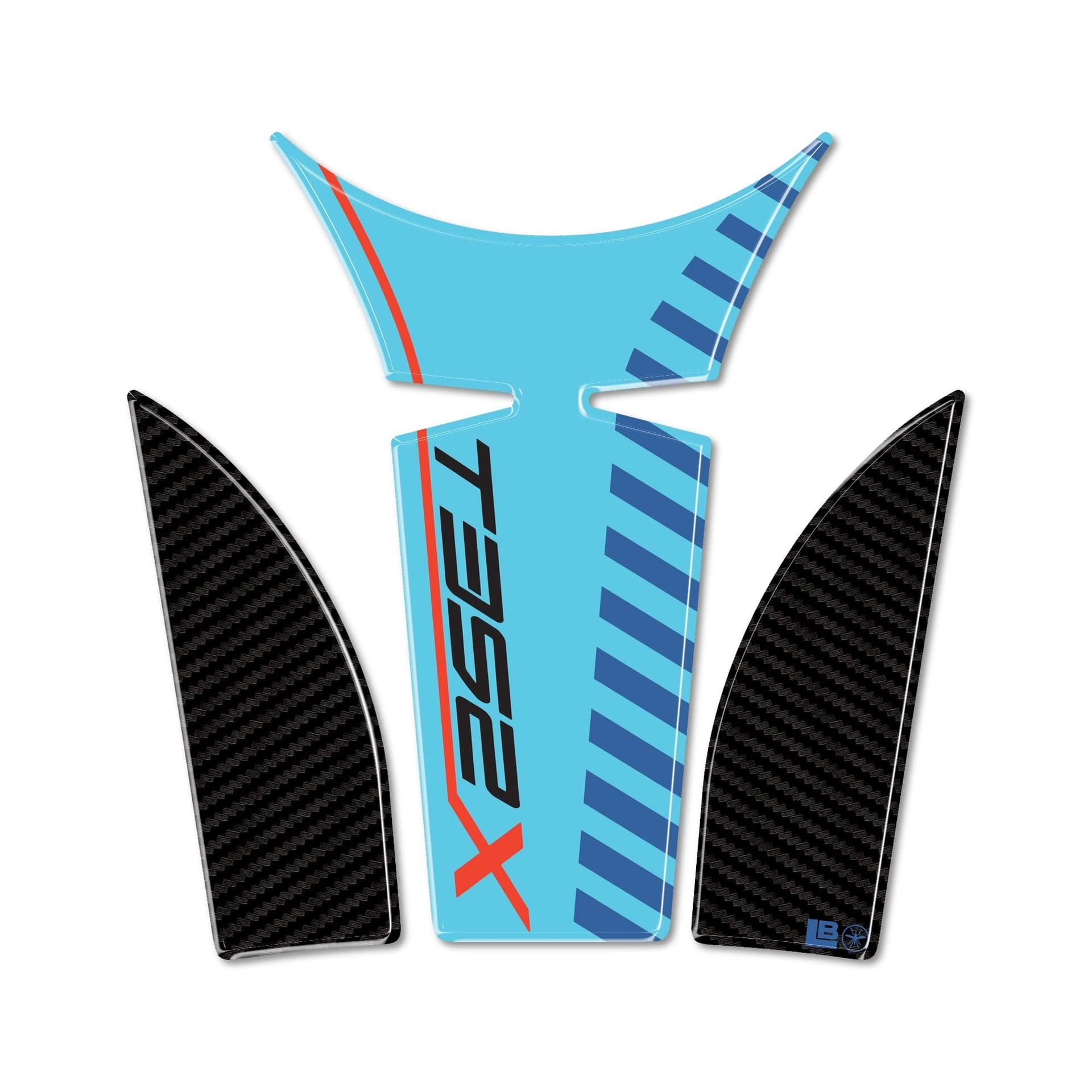 Paraserbatoio Adesivo 3D Protezione moto compatibile con Morbidelli T352X 2026 - 8