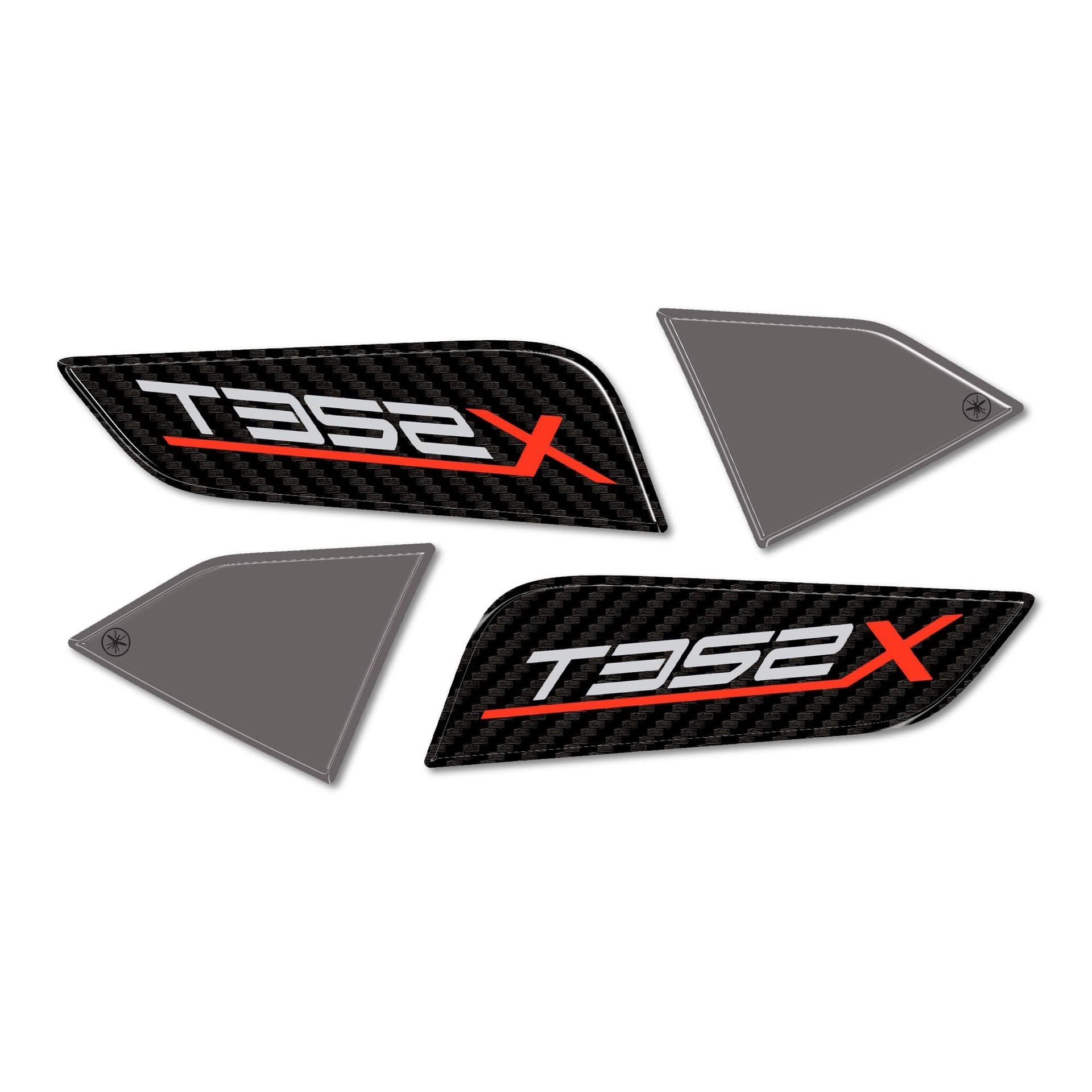 Adesivi Gel 3D Protezioni Paramani moto compatibili con Morbidelli T352X 2026 - 14
