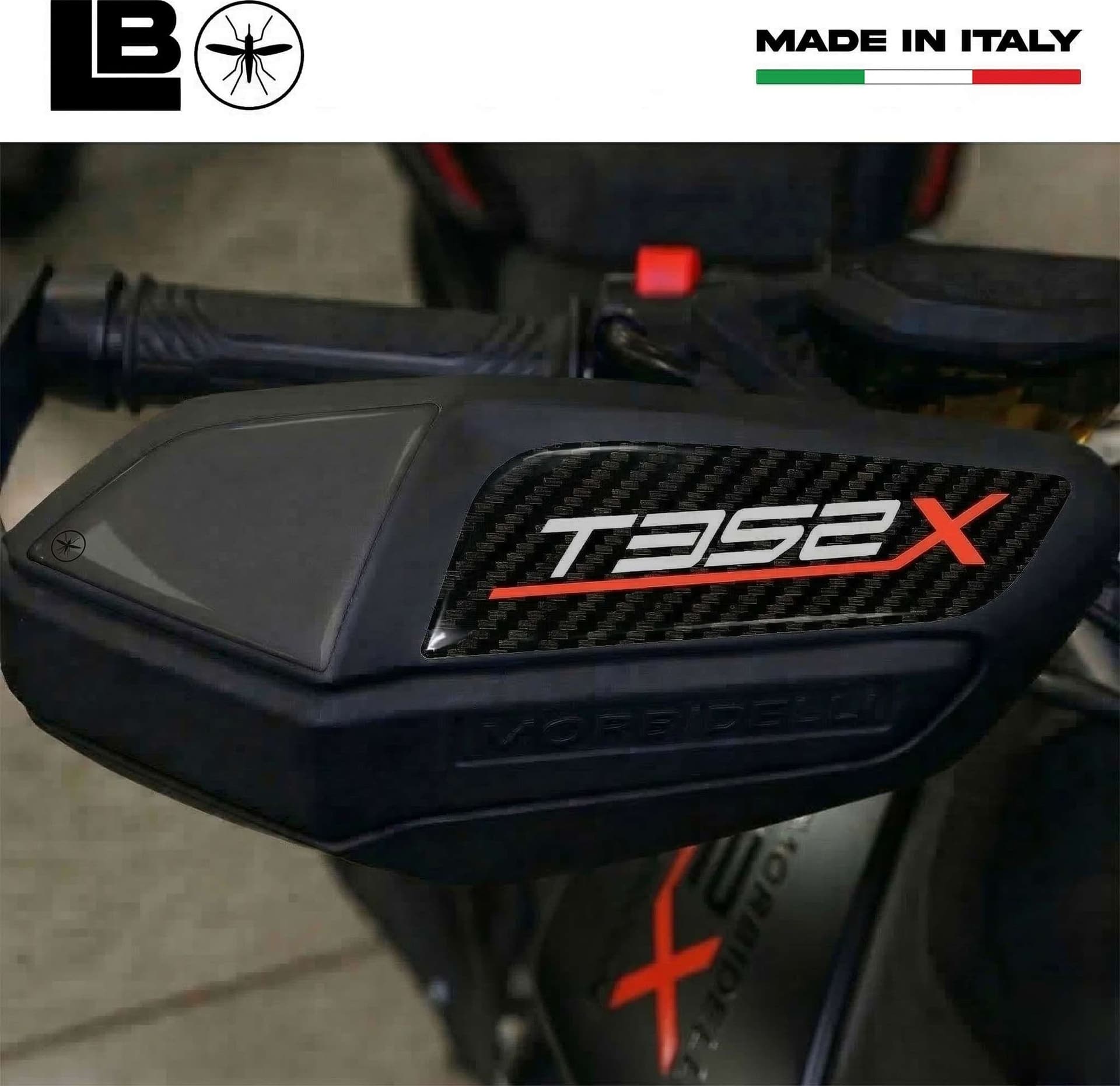 Adesivi Gel 3D Protezioni Paramani moto compatibili con Morbidelli T352X 2026 - 15