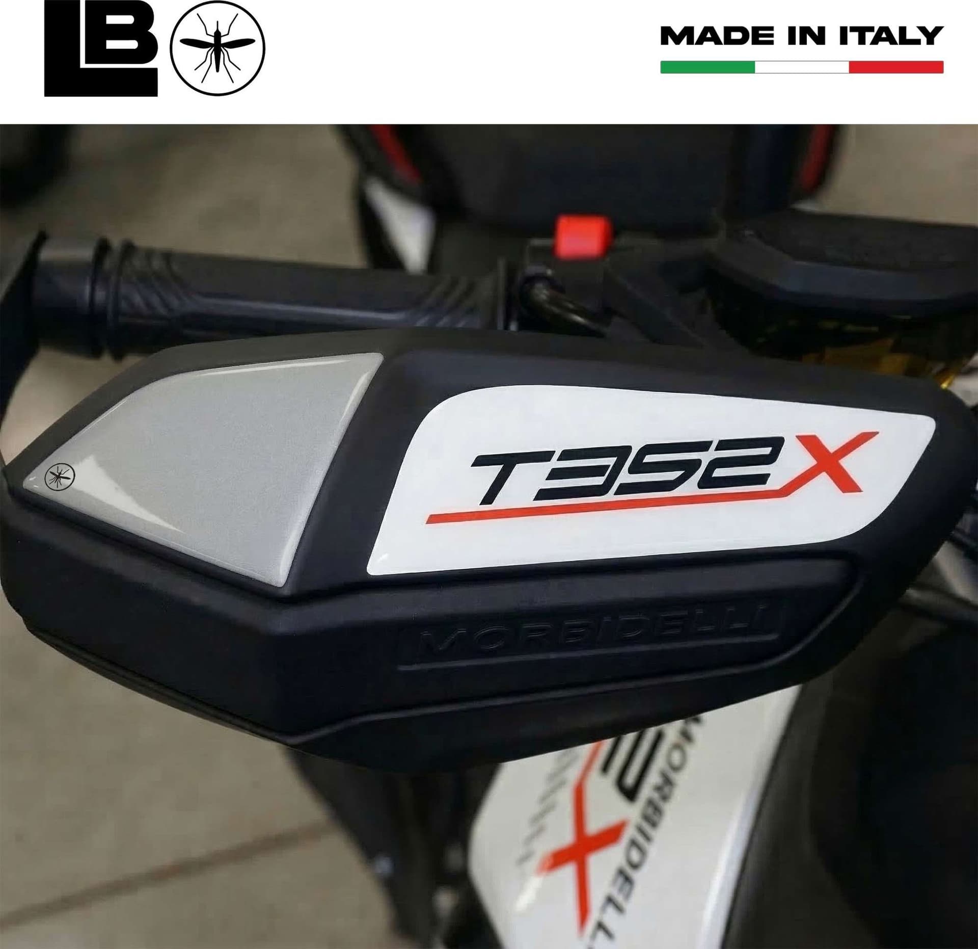 Adesivi Gel 3D Protezioni Paramani moto compatibili con Morbidelli T352X 2026 - 3