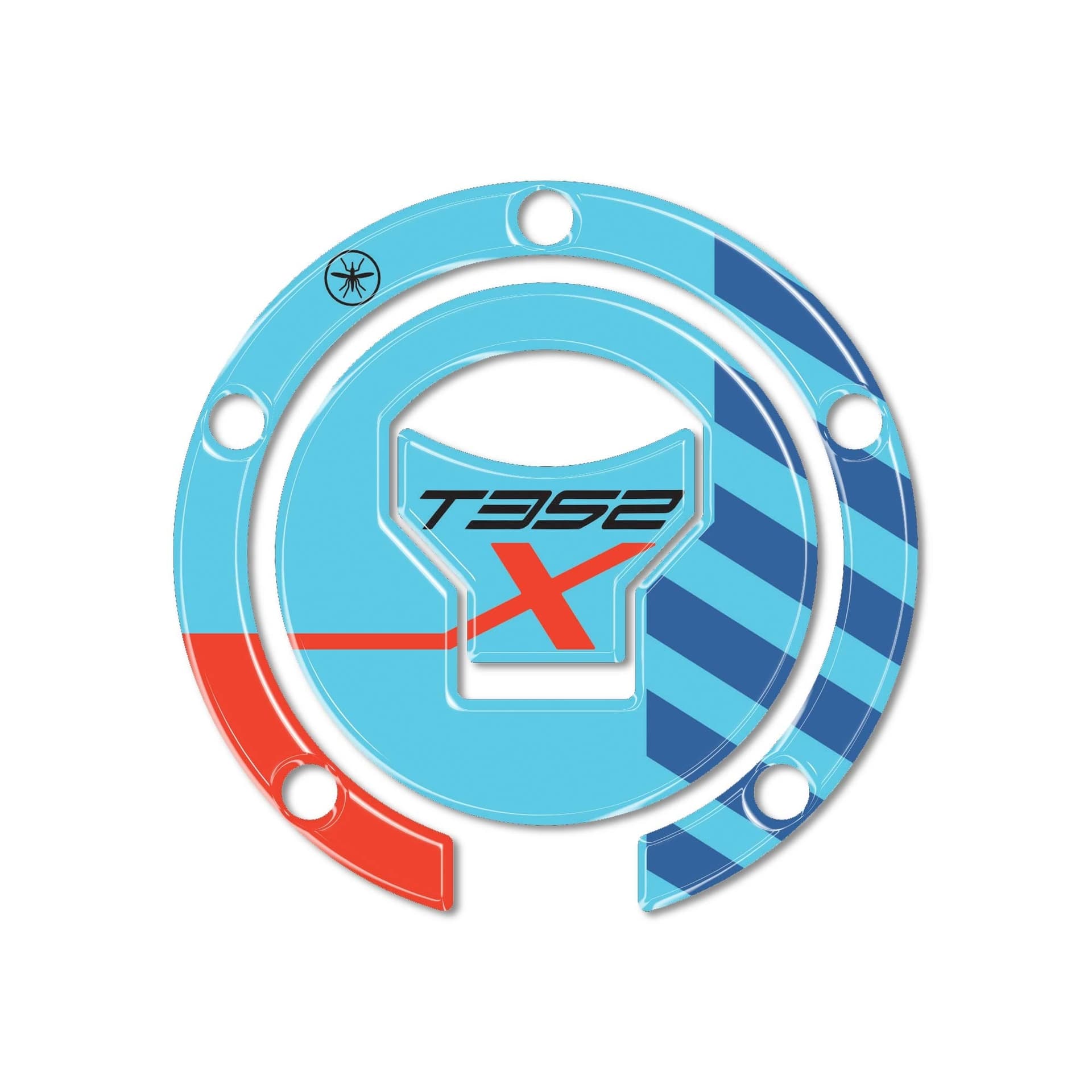 Adesivo Protezione Tappo Serbatoio moto compatibile con Morbidelli T352X 2026 - 7